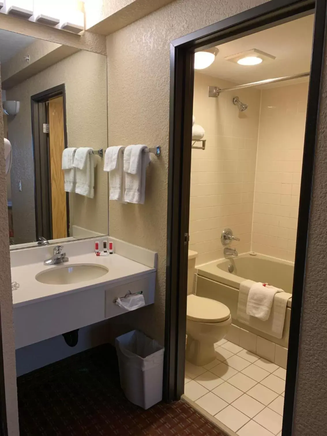 Bathroom in Ramada by Wyndham Portland