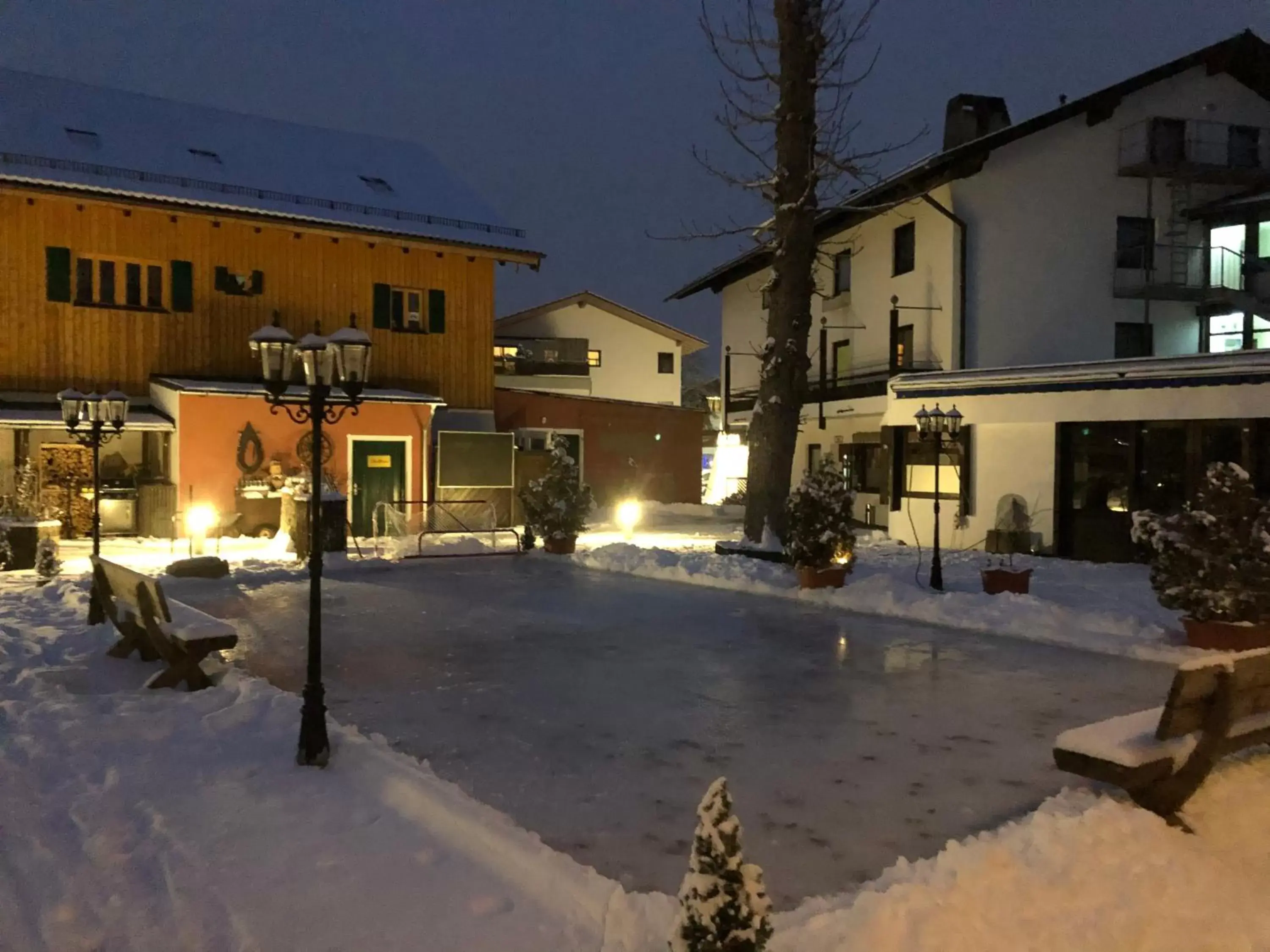 Patio in Hotel Weißbräu