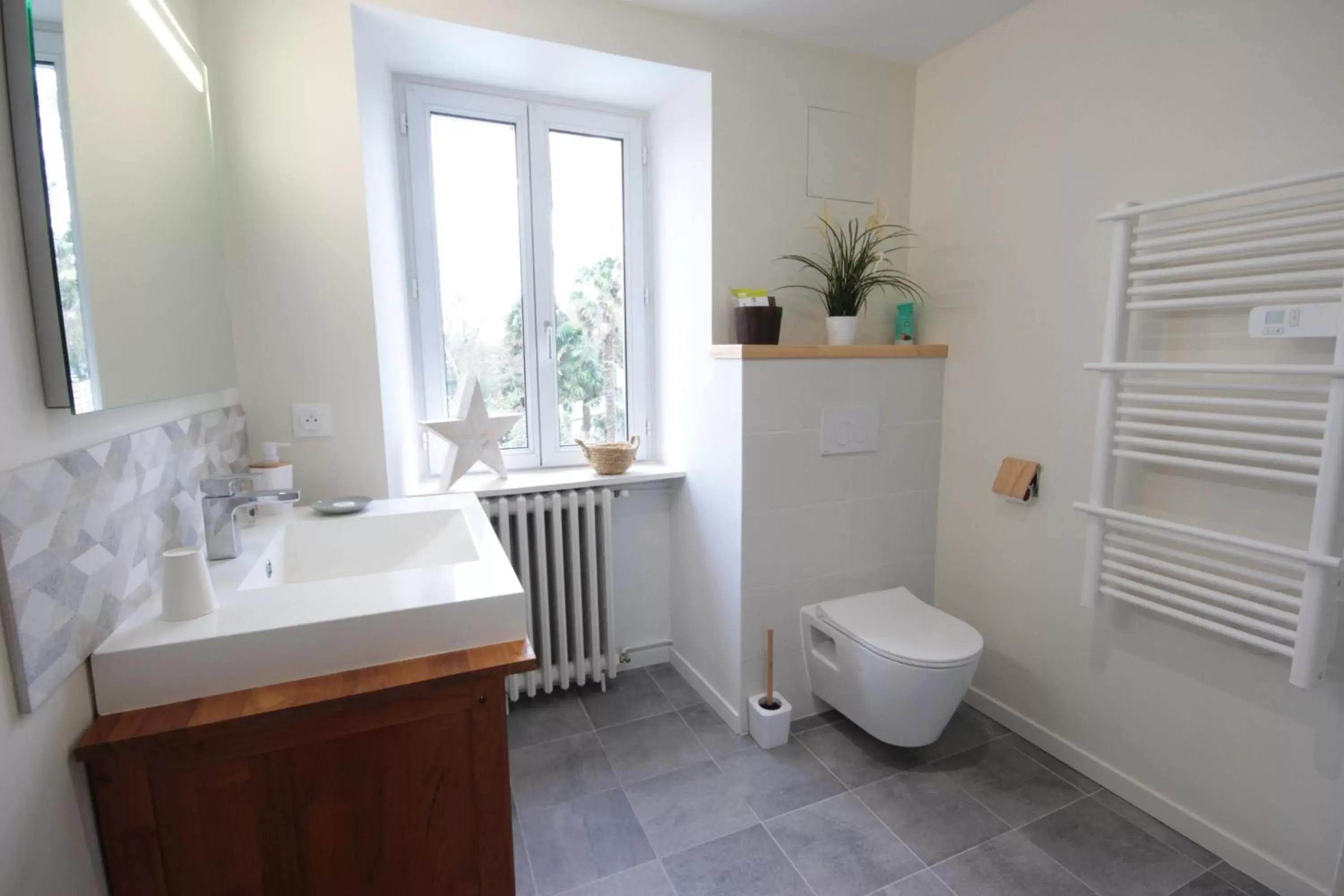 Bathroom in Le Manoir de Kérofil ** Gîte et chambres d'hôtes **