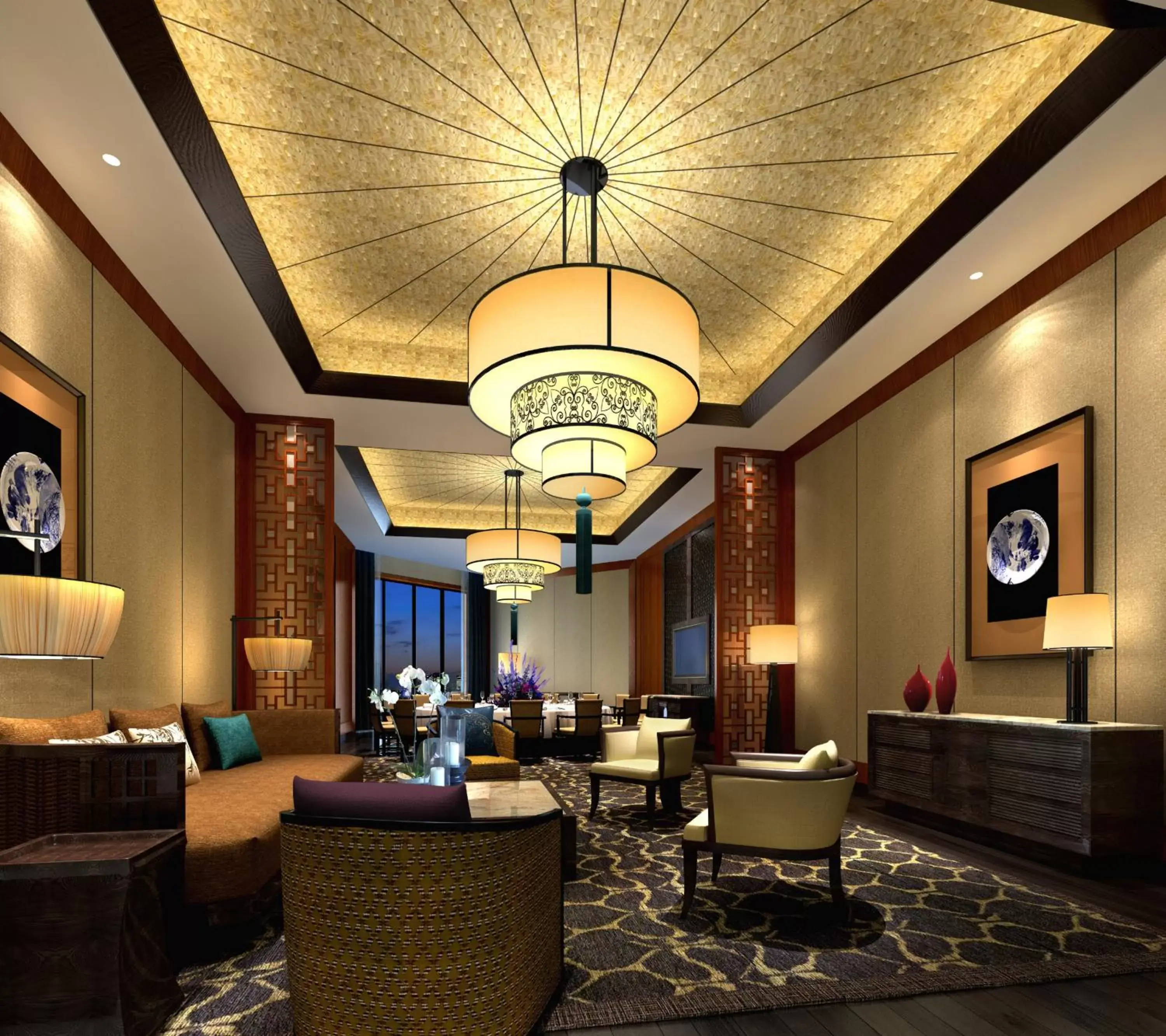 Restaurant/places to eat, Lobby/Reception in Crowne Plaza Hailing Island, an IHG Hotel