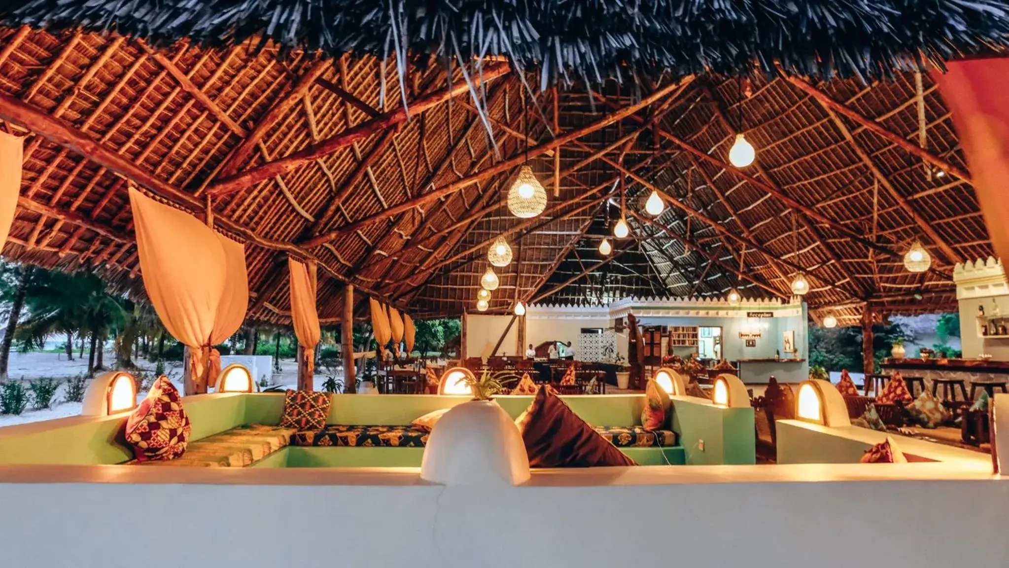 Lounge or bar, Restaurant/Places to Eat in Hakuna Majiwe Beach Lodge Zanzibar