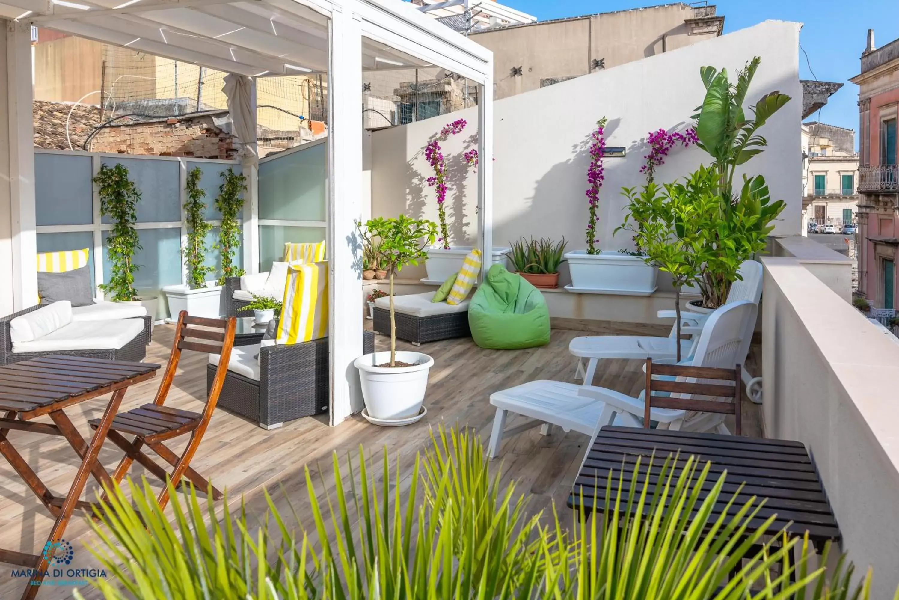 Balcony/Terrace in B&B Marina di Ortigia