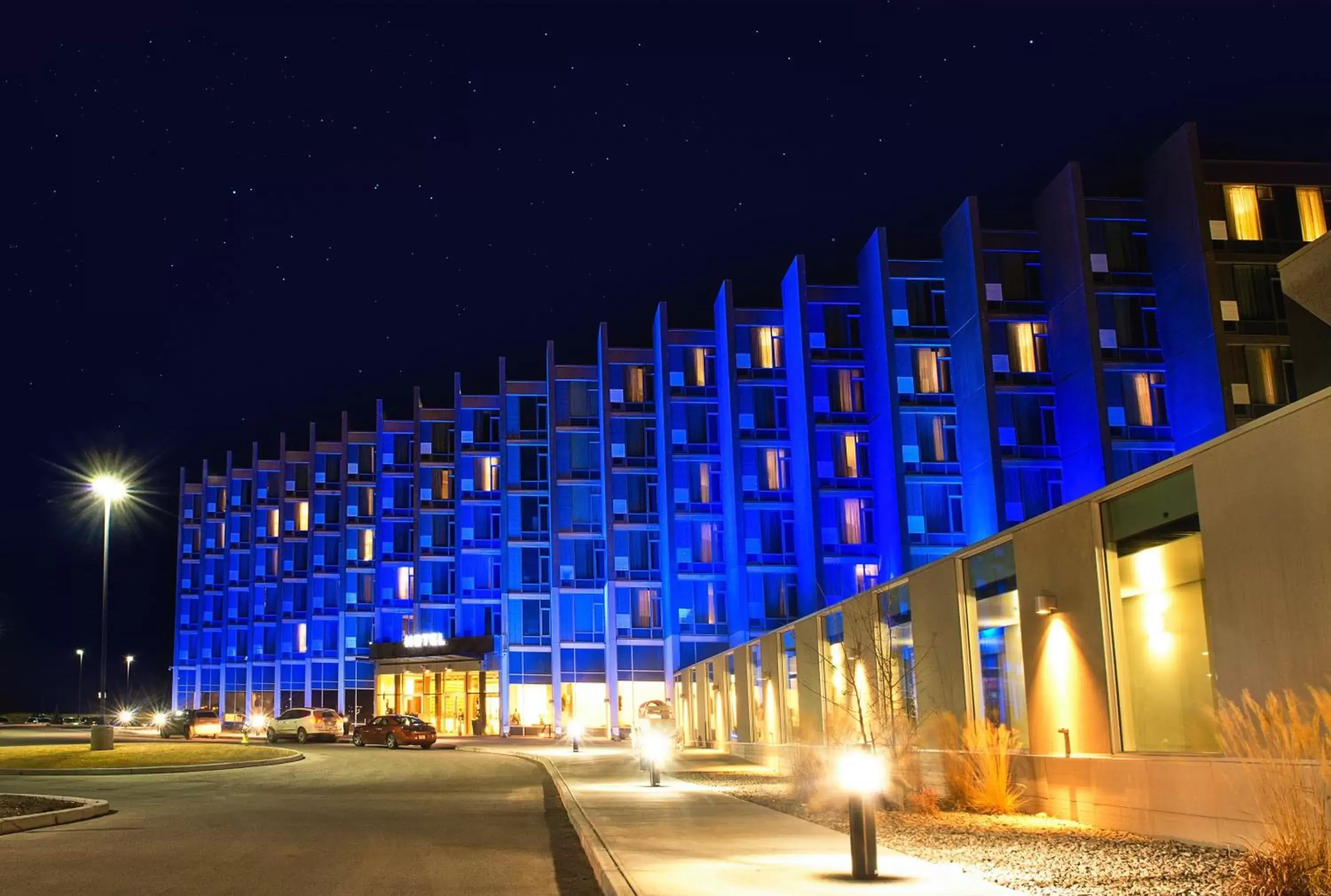 Night, Property Building in Grey Eagle Resort