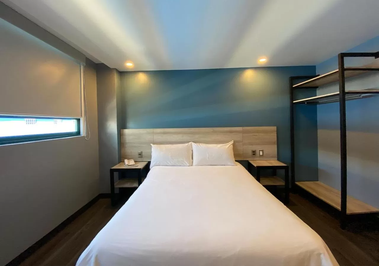 Bed in Hotel Estrella de Oriente