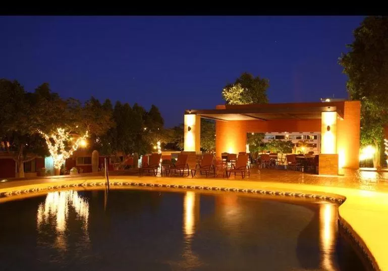 Patio in Hotel Gandara