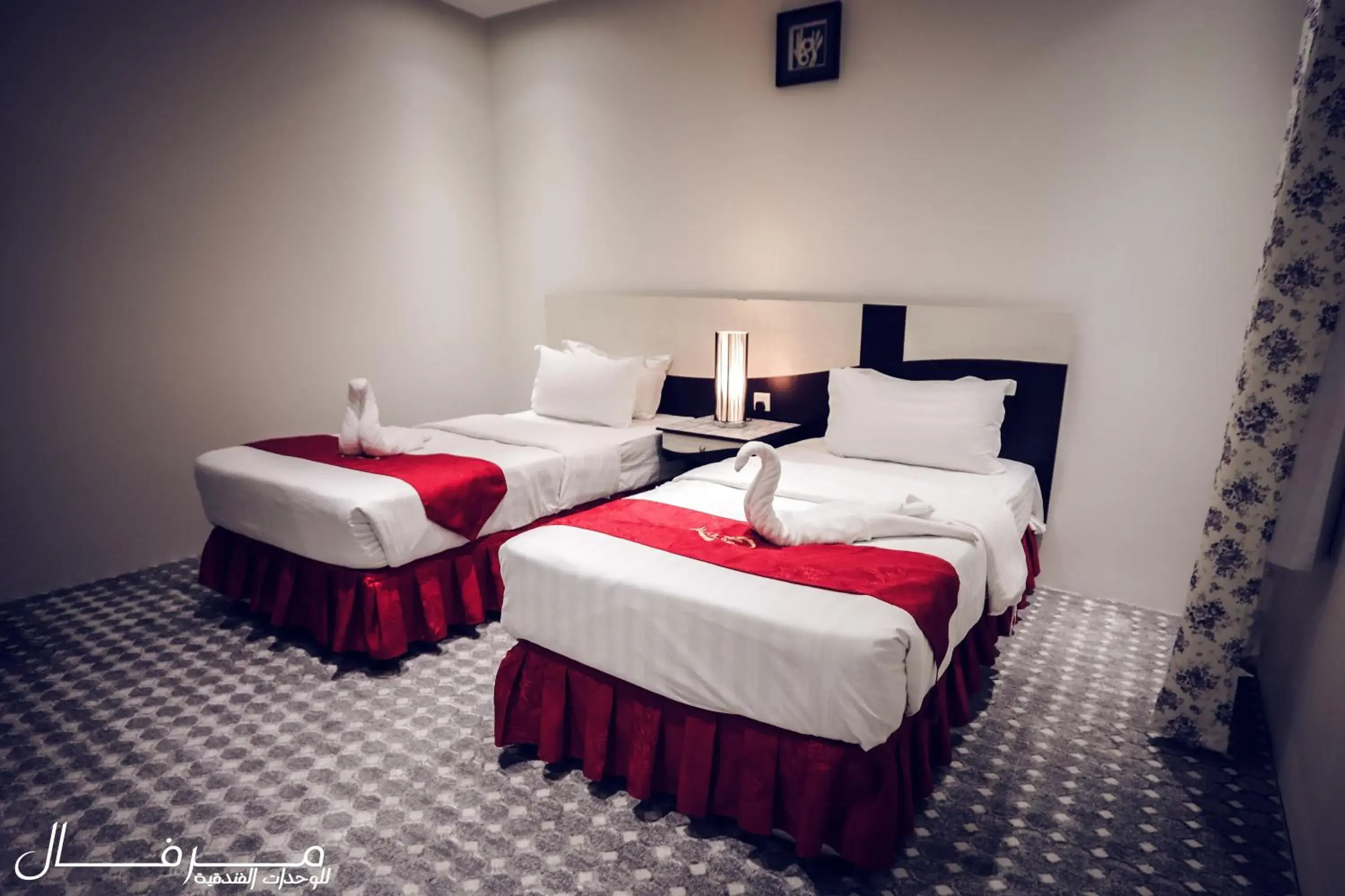 Bed in Merfal Hotel Apartments Al Taawan