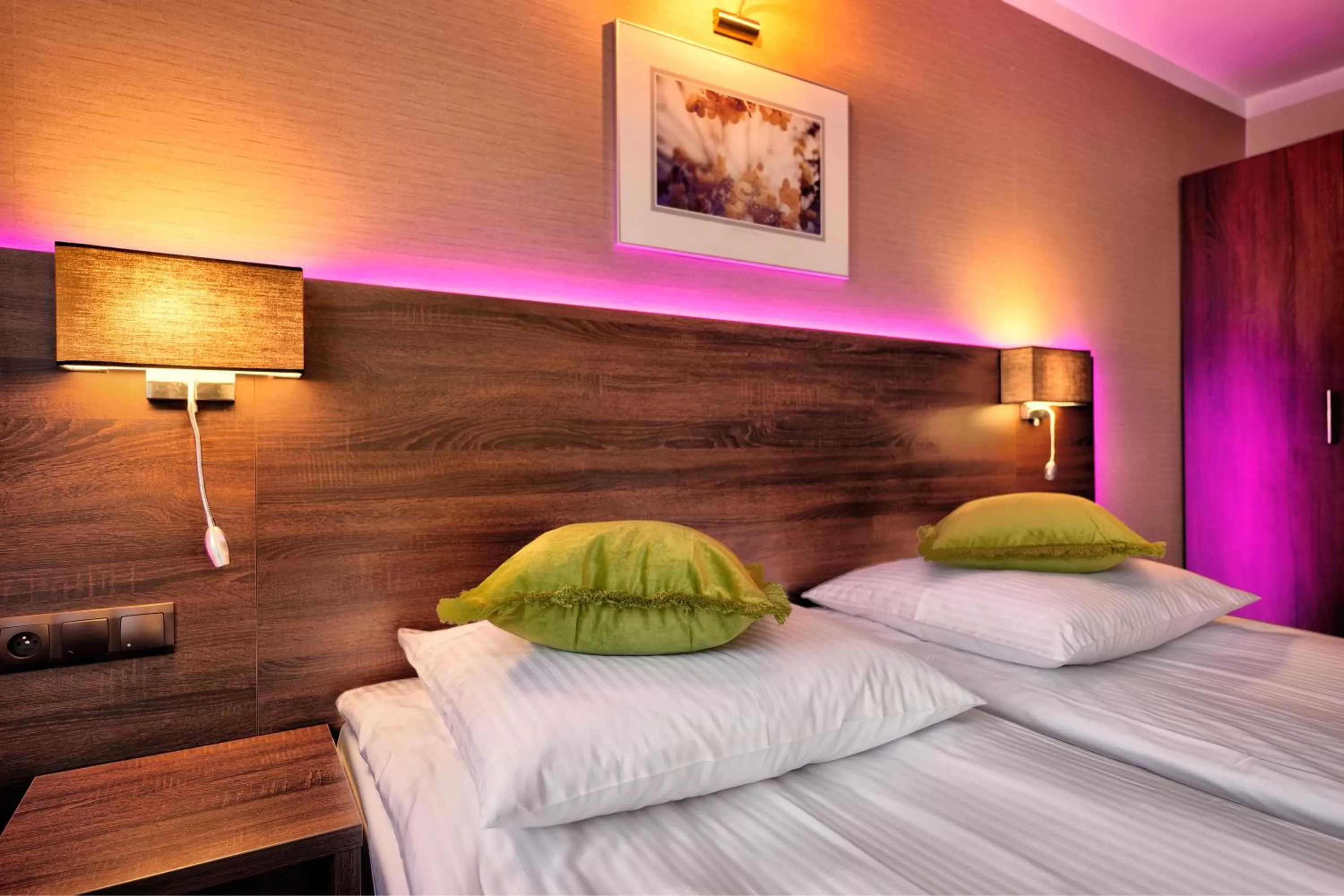 Bedroom, Bed in Hotel Leśny