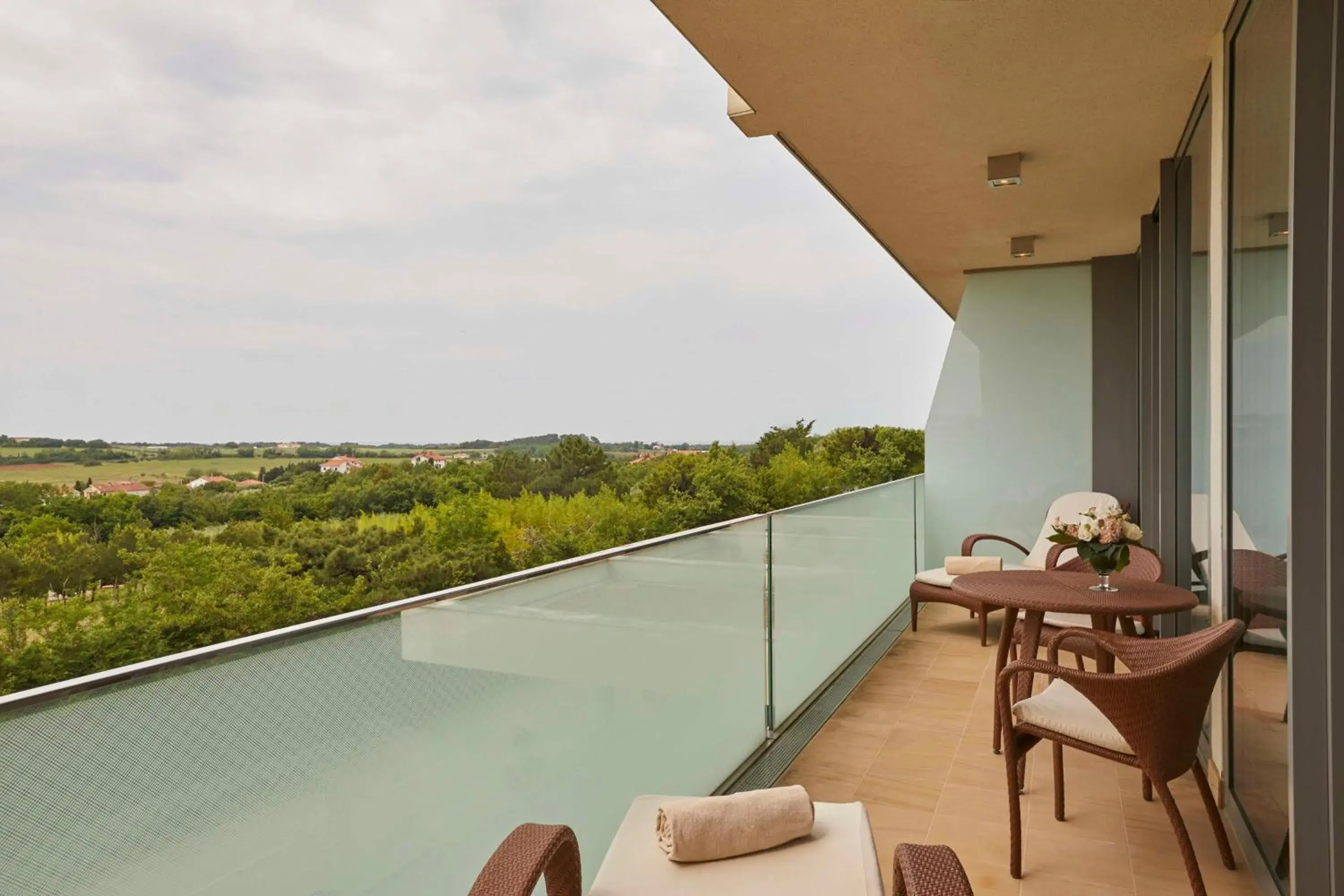 Photo of the whole room, Balcony/Terrace in Kempinski Hotel Adriatic Istria Croatia