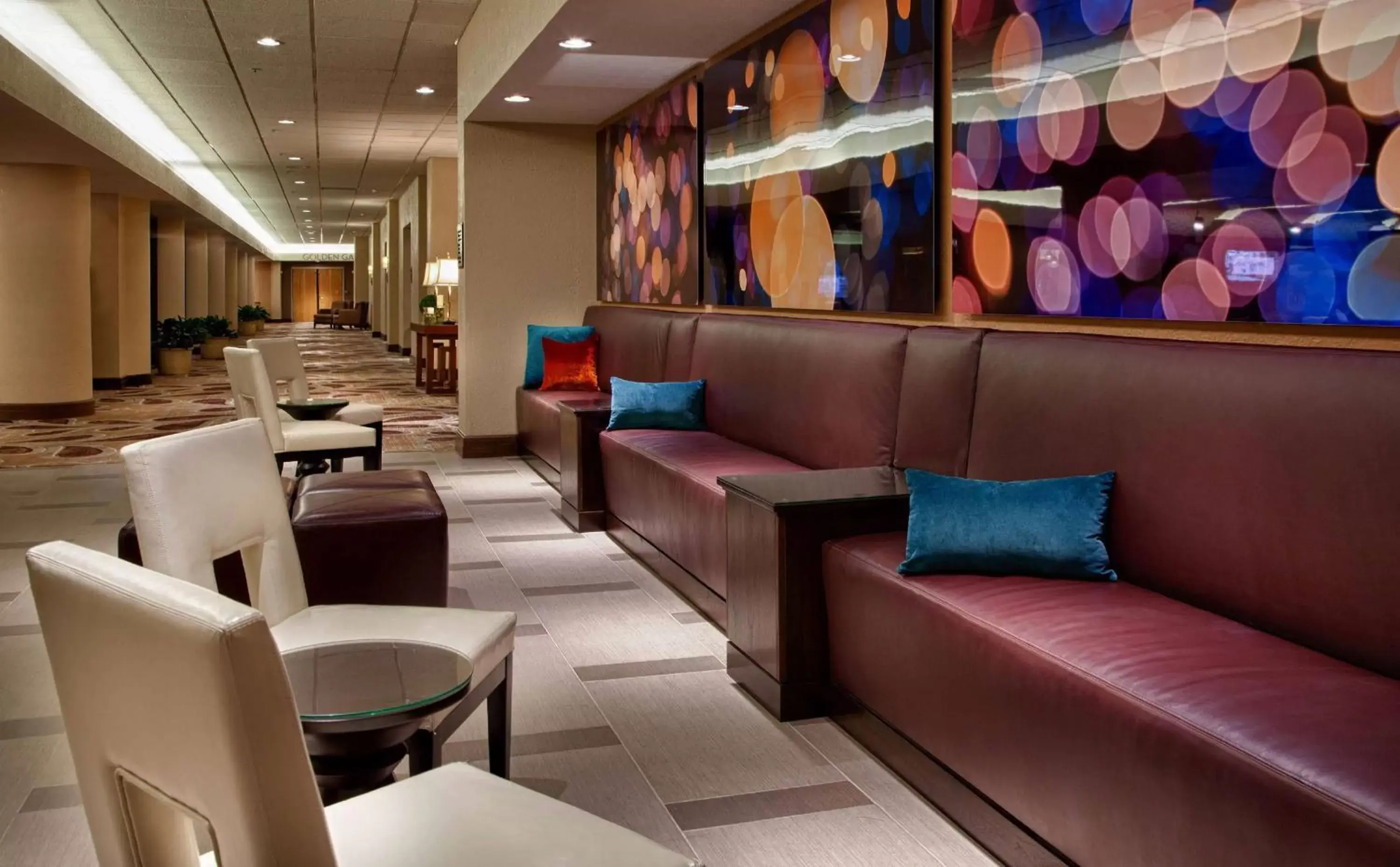 Lobby or reception in Hilton Concord Lobby or reception in Hilton Concord