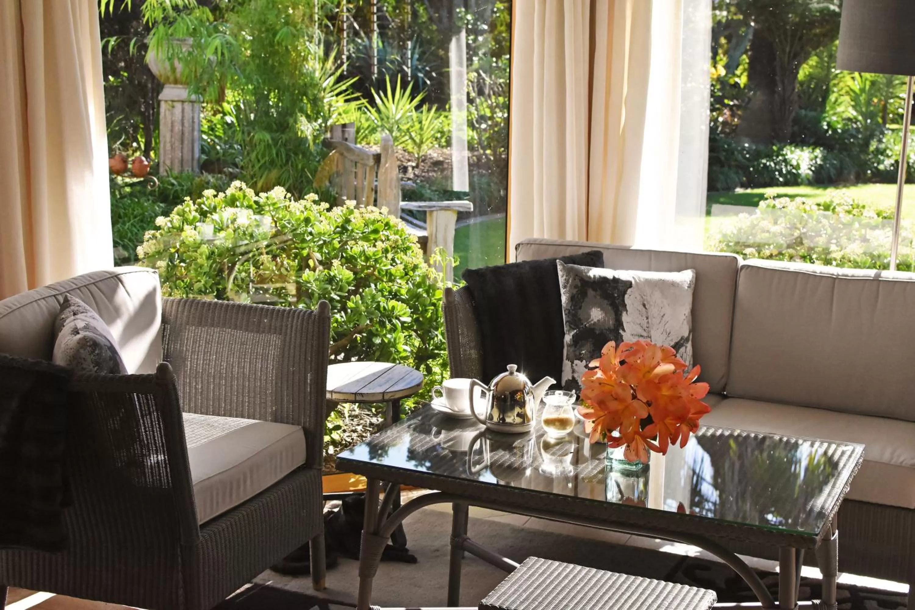 Decorative detail in Moon Gate Villa