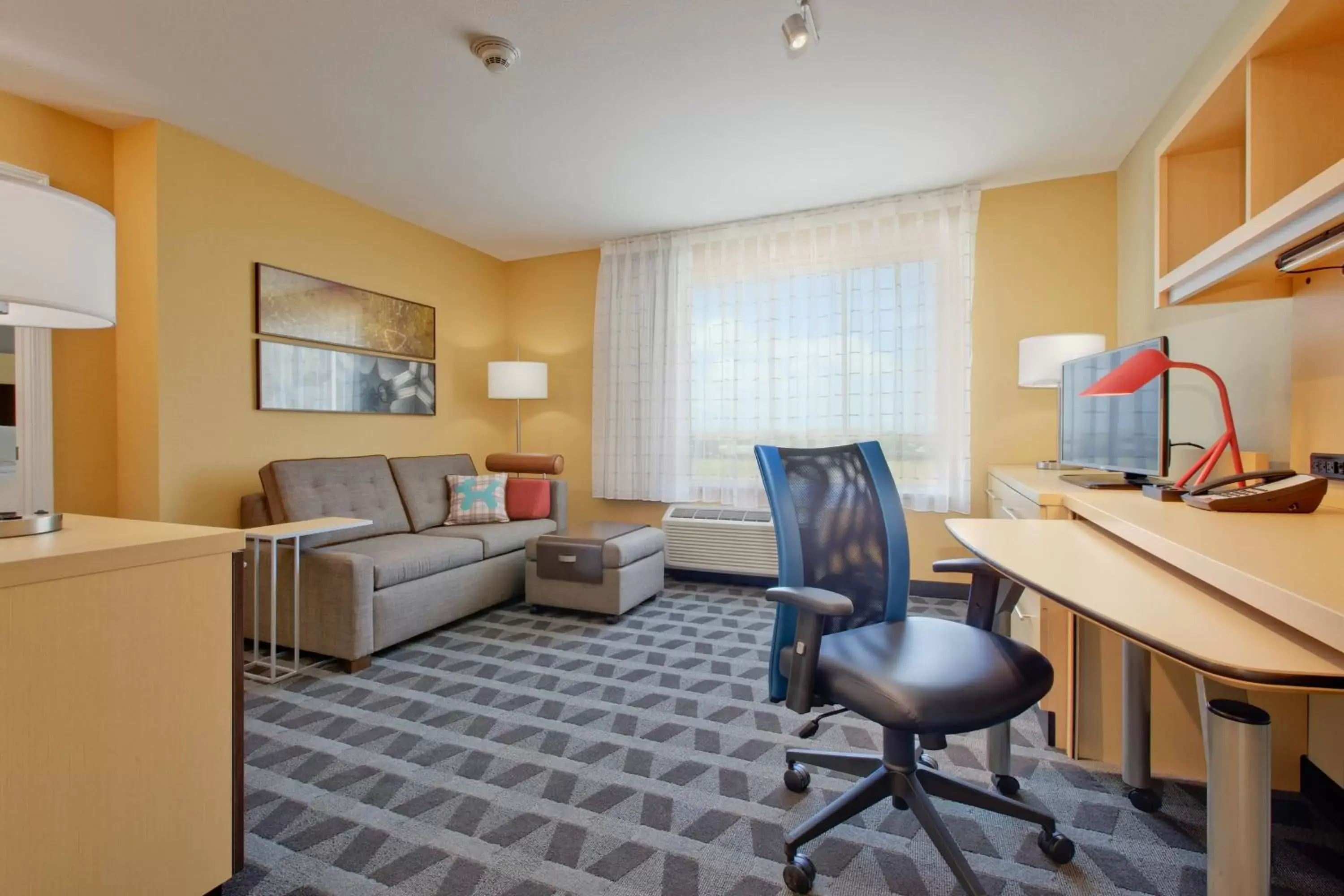 Living room, Seating Area in TownePlace Suites by Marriott Corpus Christi Portland