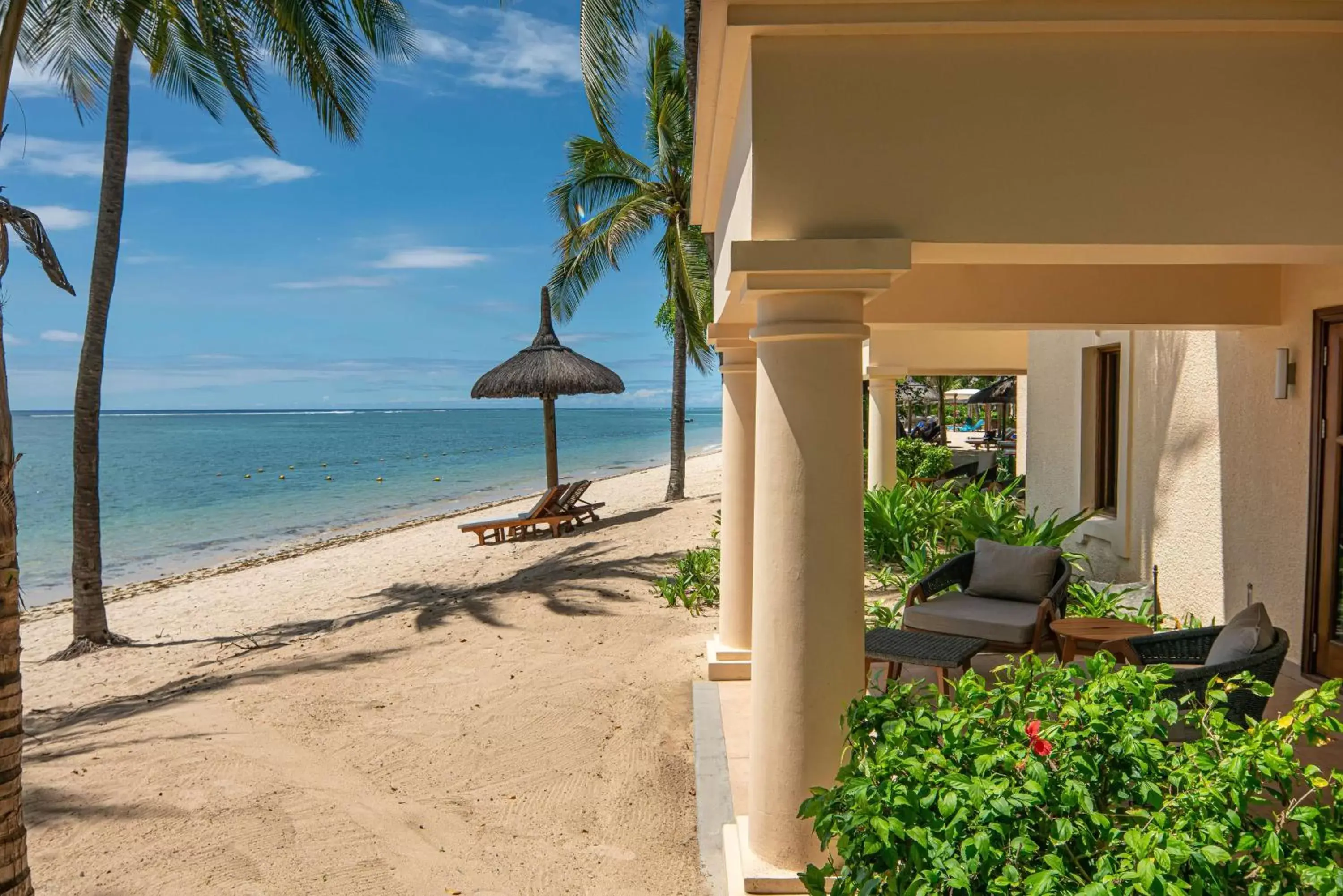 View (from property/room), Beach in Hilton Mauritius Resort & Spa