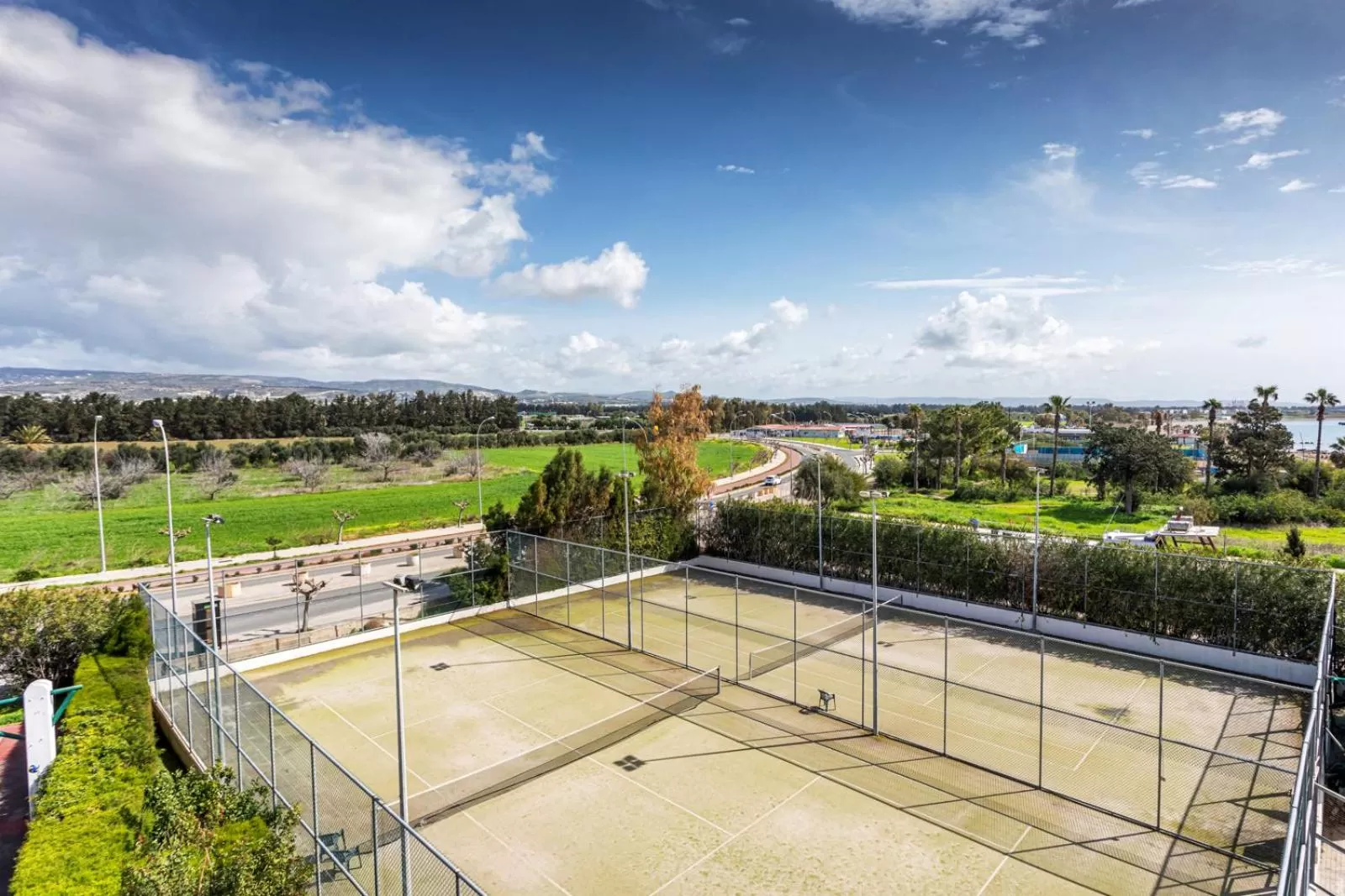 Tennis court in Louis Phaethon Beach