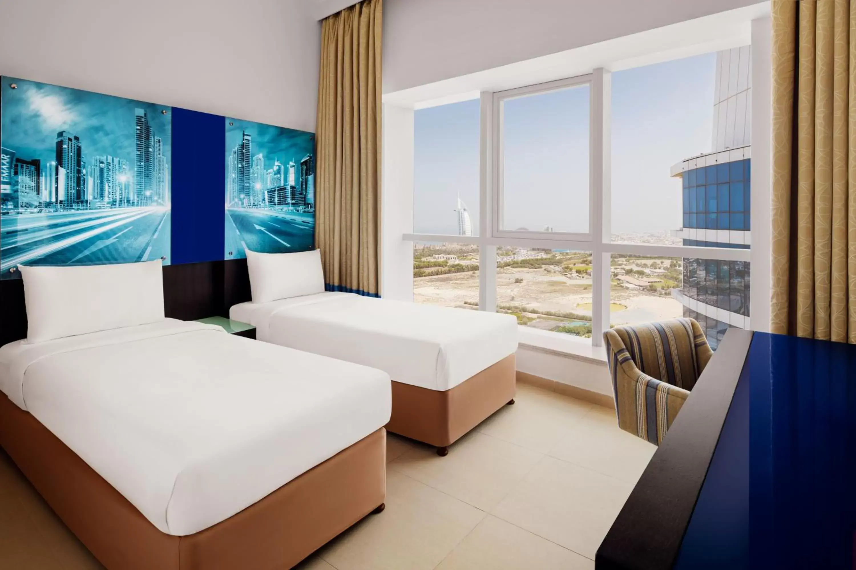 Bed in Adagio Premium Dubai Al Barsha