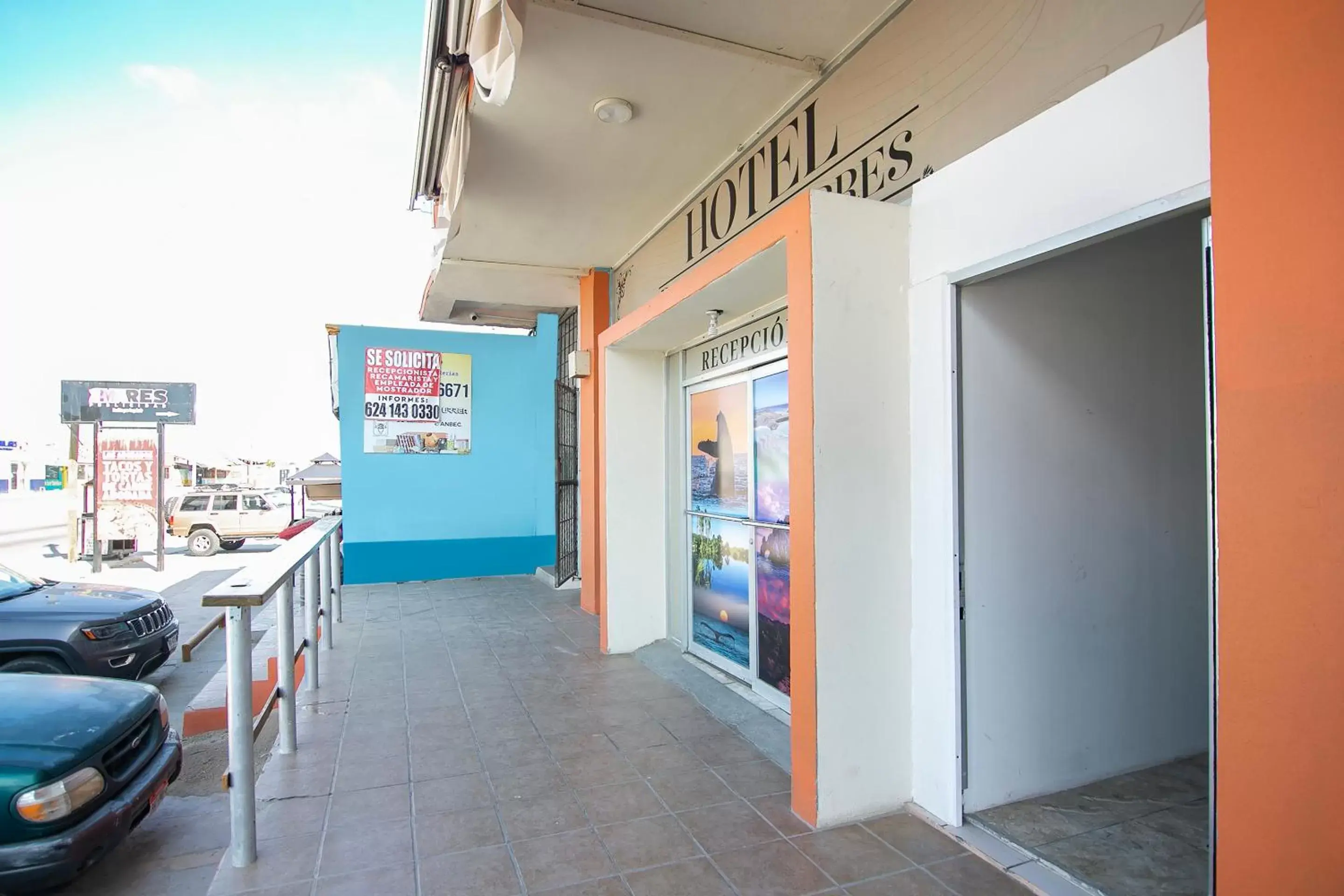 Facade/entrance in OYO Hotel Plaza Las Torres, Cabo San Lucas