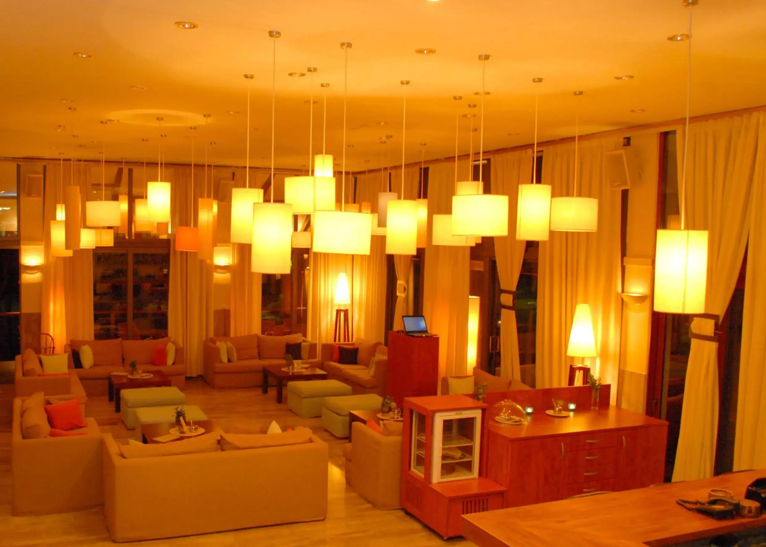 Lounge or bar in Karystion Hotel