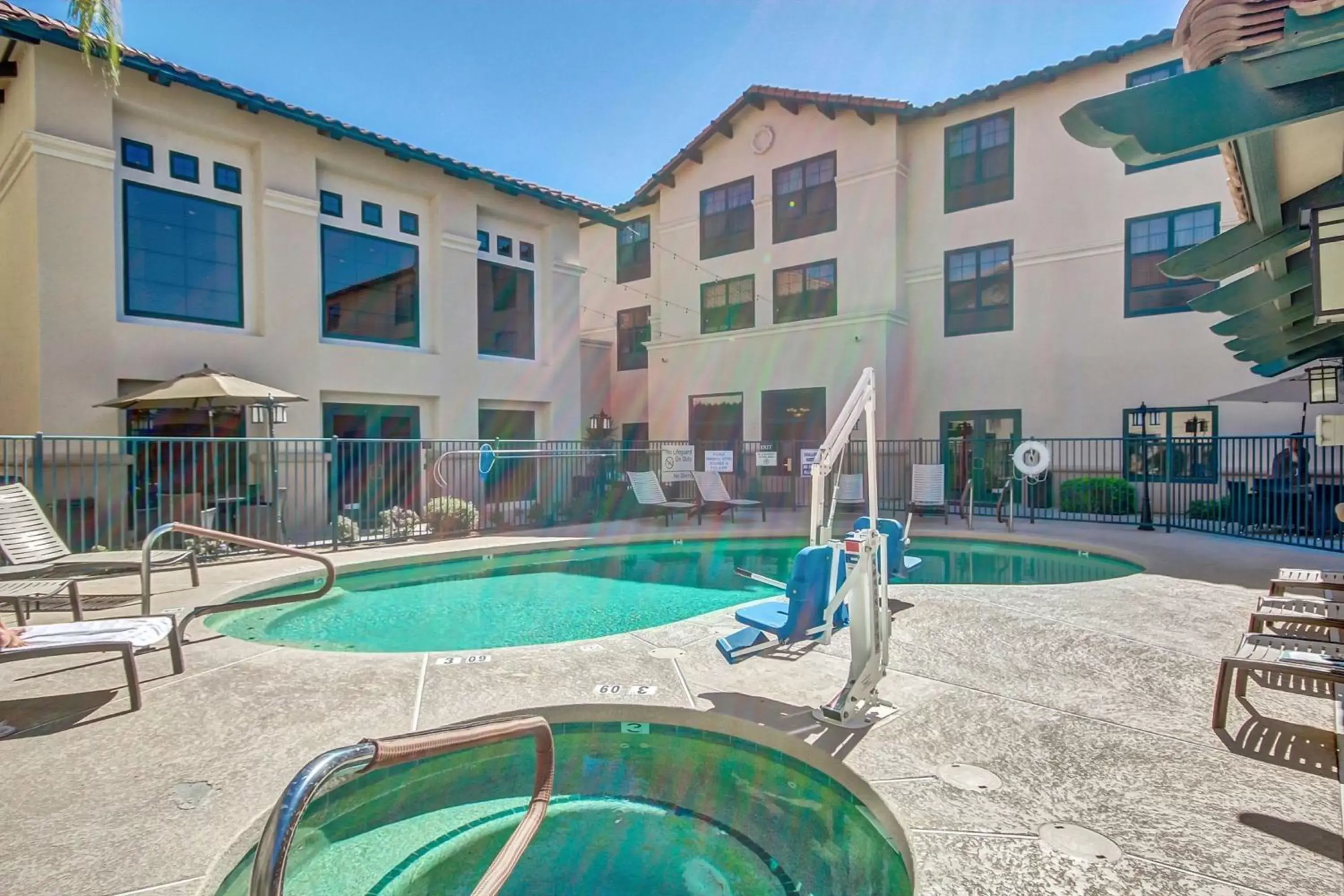 Pool view, Property Building in Hampton Inn & Suites Phoenix-Goodyear