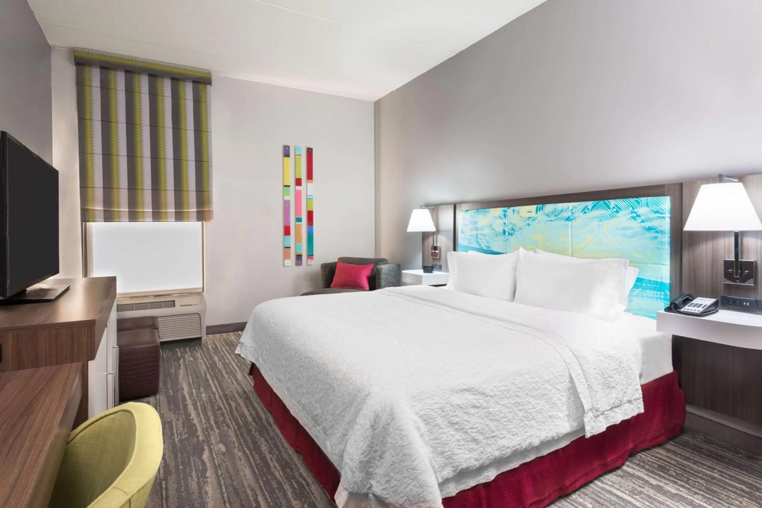 Bedroom, Bed in Hampton Inn Ellenton/Bradenton