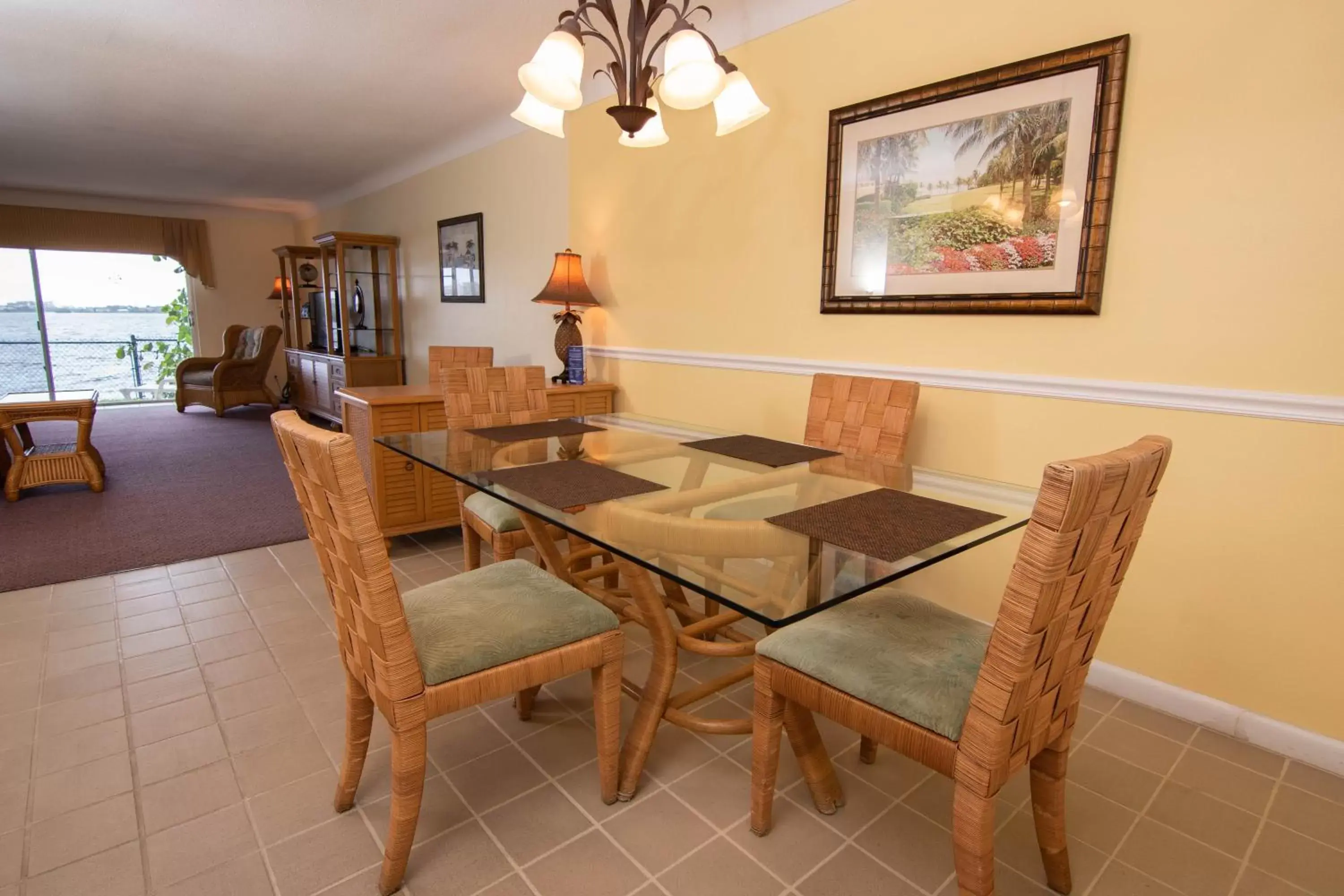 Dining Area in Palm Beach Waterfront Condos - Full Kitchens!