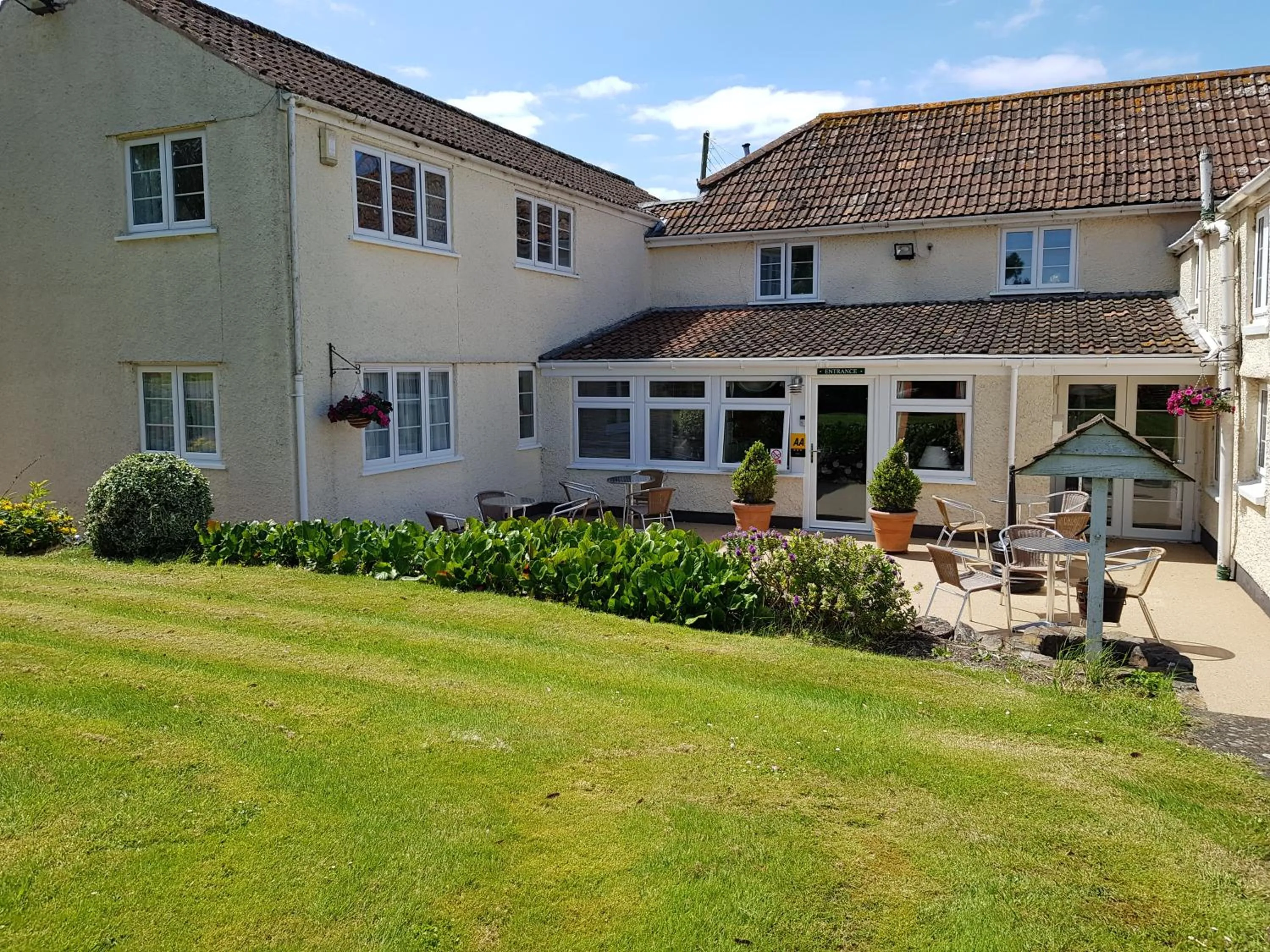 Patio in Apple Tree Hotel
