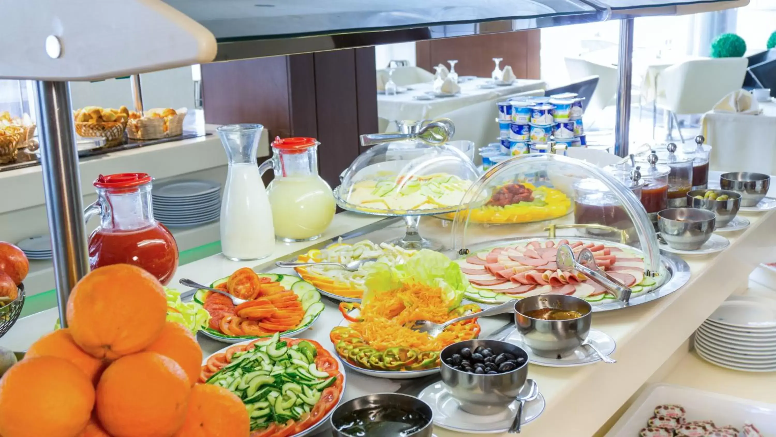 Buffet breakfast in The Penthouse Suites Hotel Buffet breakfast in The Penthouse Suites Hotel