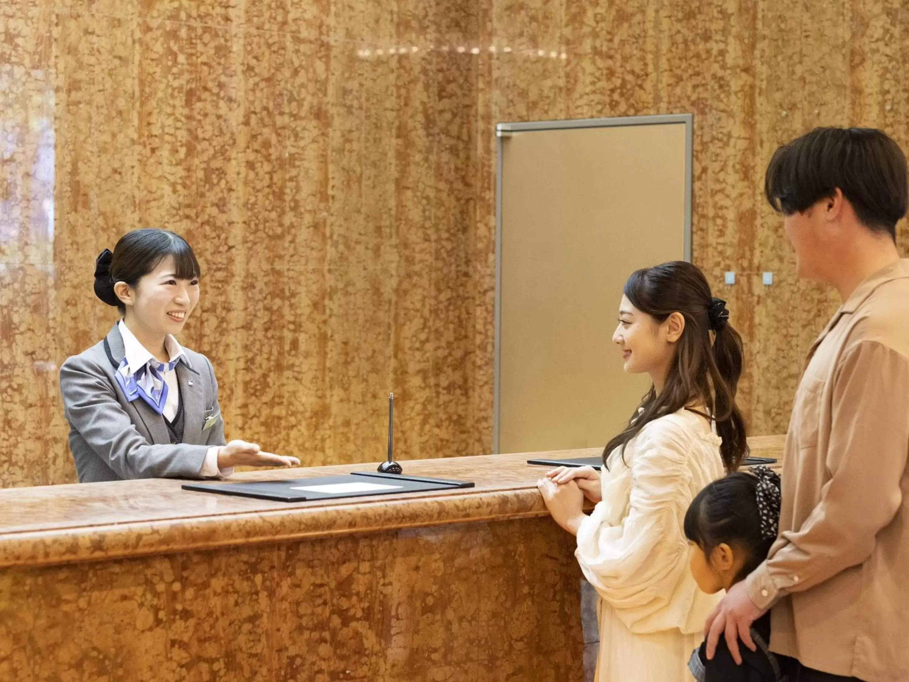 Staff, Lobby/Reception in Ark Hotel Royal Fukuoka Tenjin -ROUTE INN HOTELS-