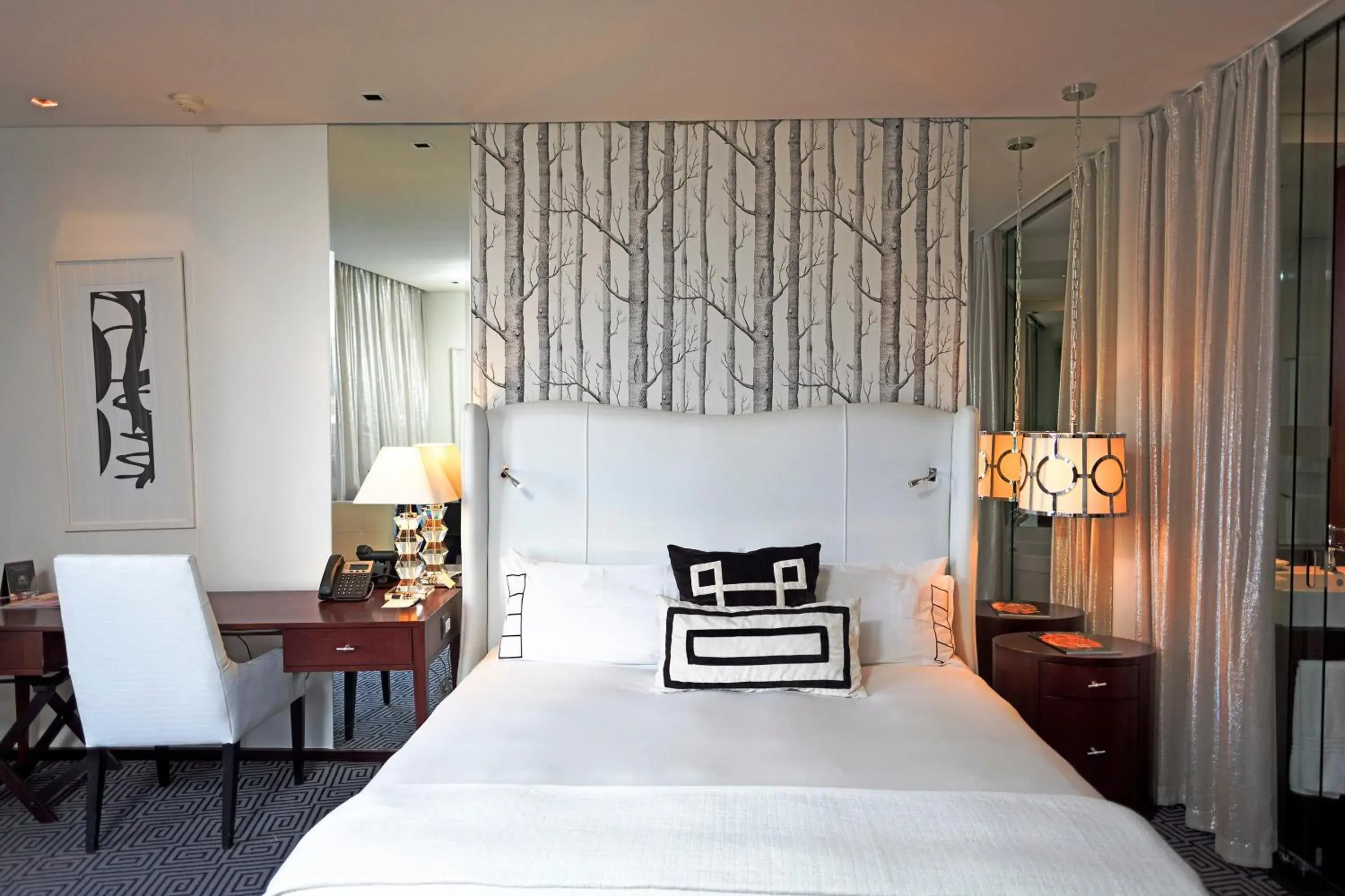 Bed in DAVINCI Hotel on Nelson Mandela Square