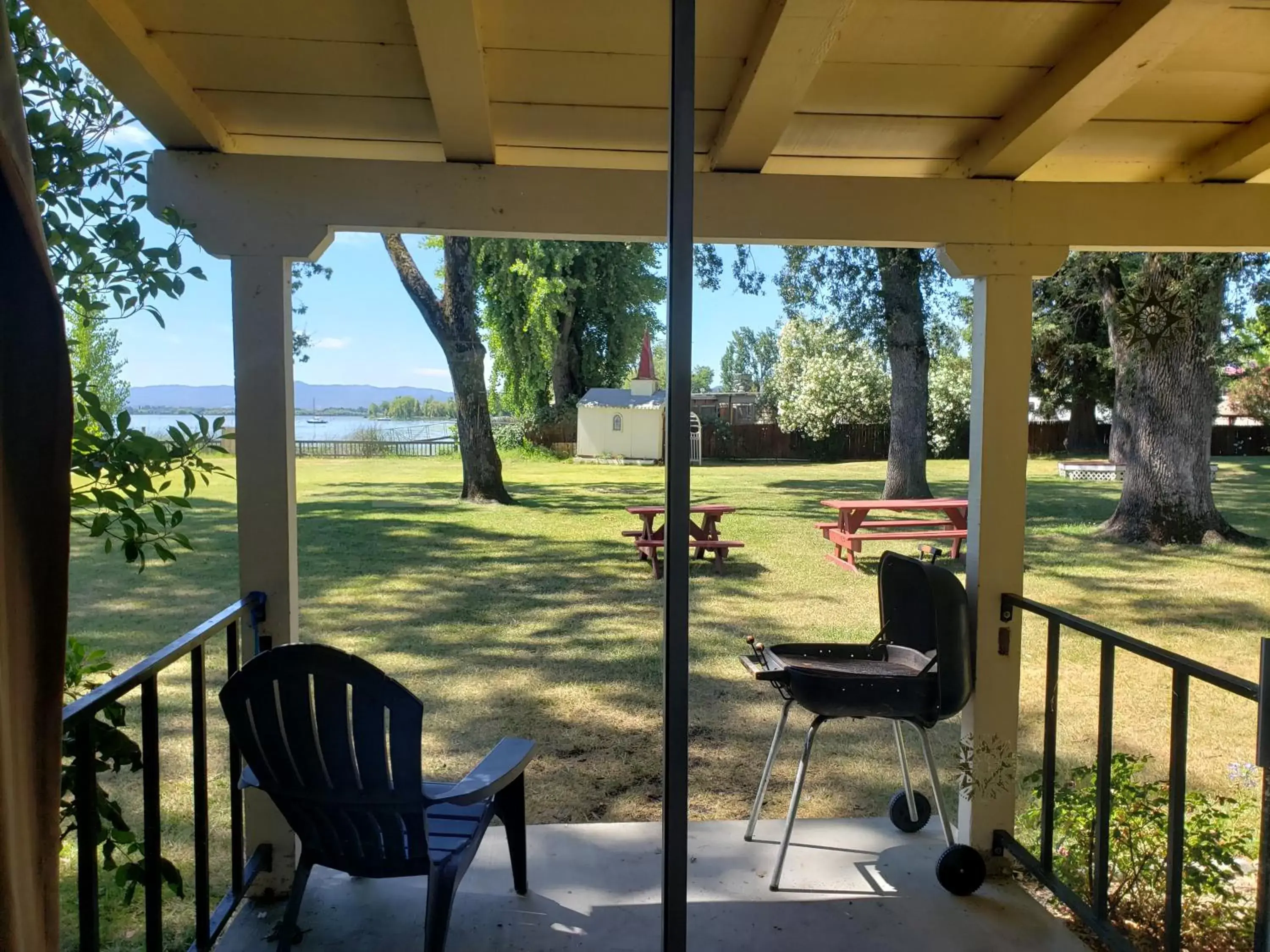 Patio in Skylark Shores Resort