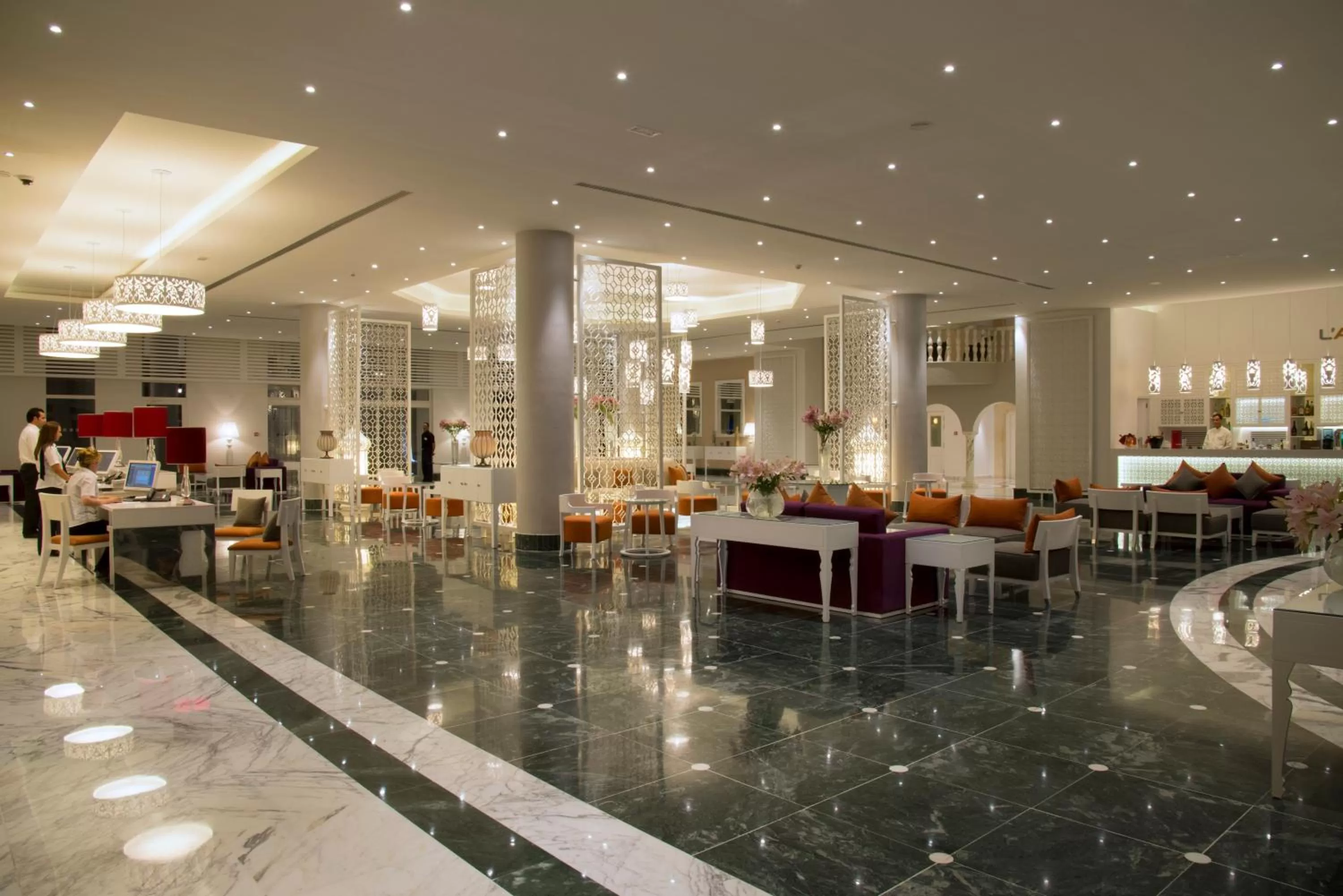 Lobby or reception in Radisson Blu Resort & Thalasso Hammamet