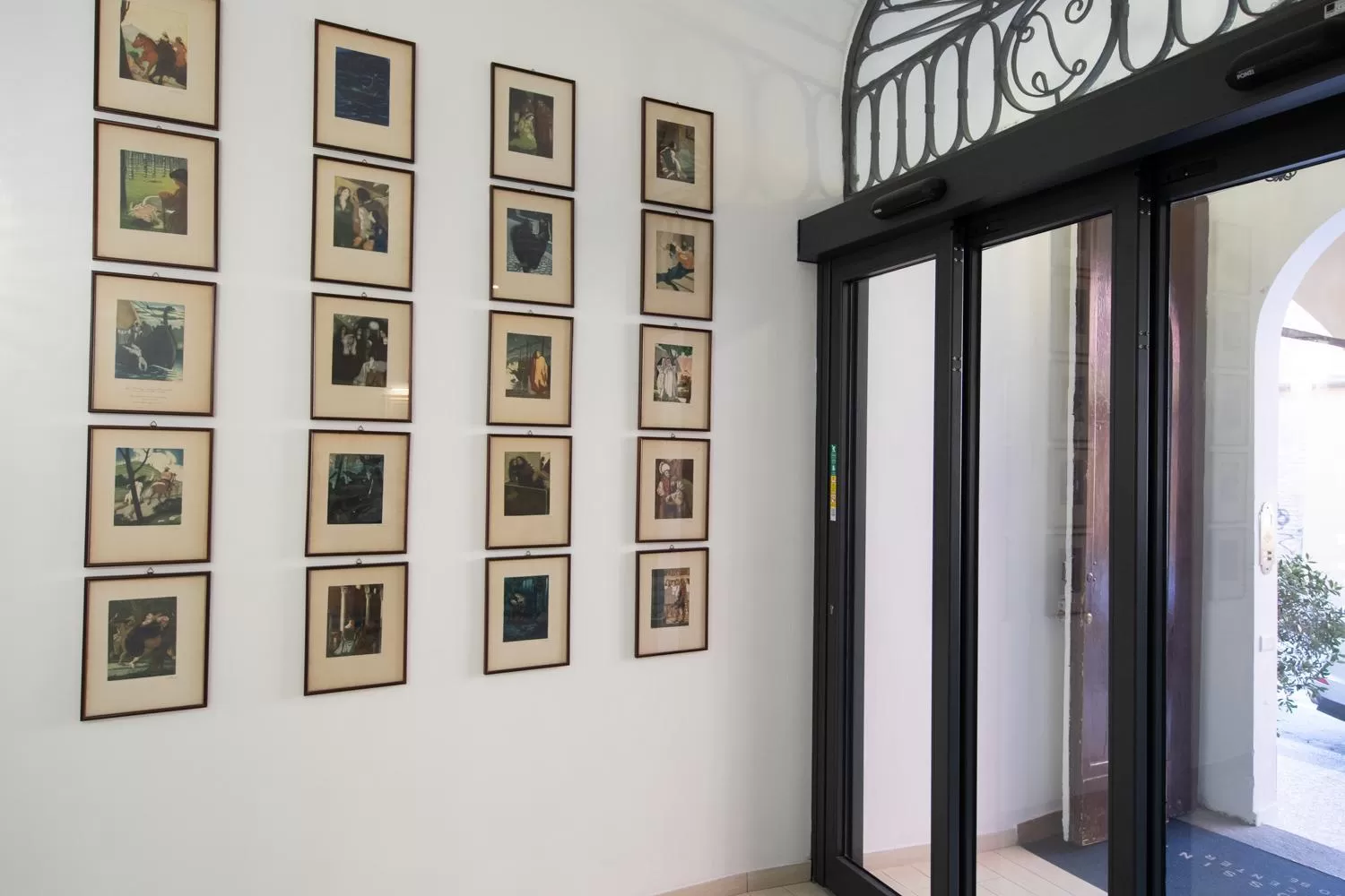 Lobby or reception in Albergo Rossini 1936