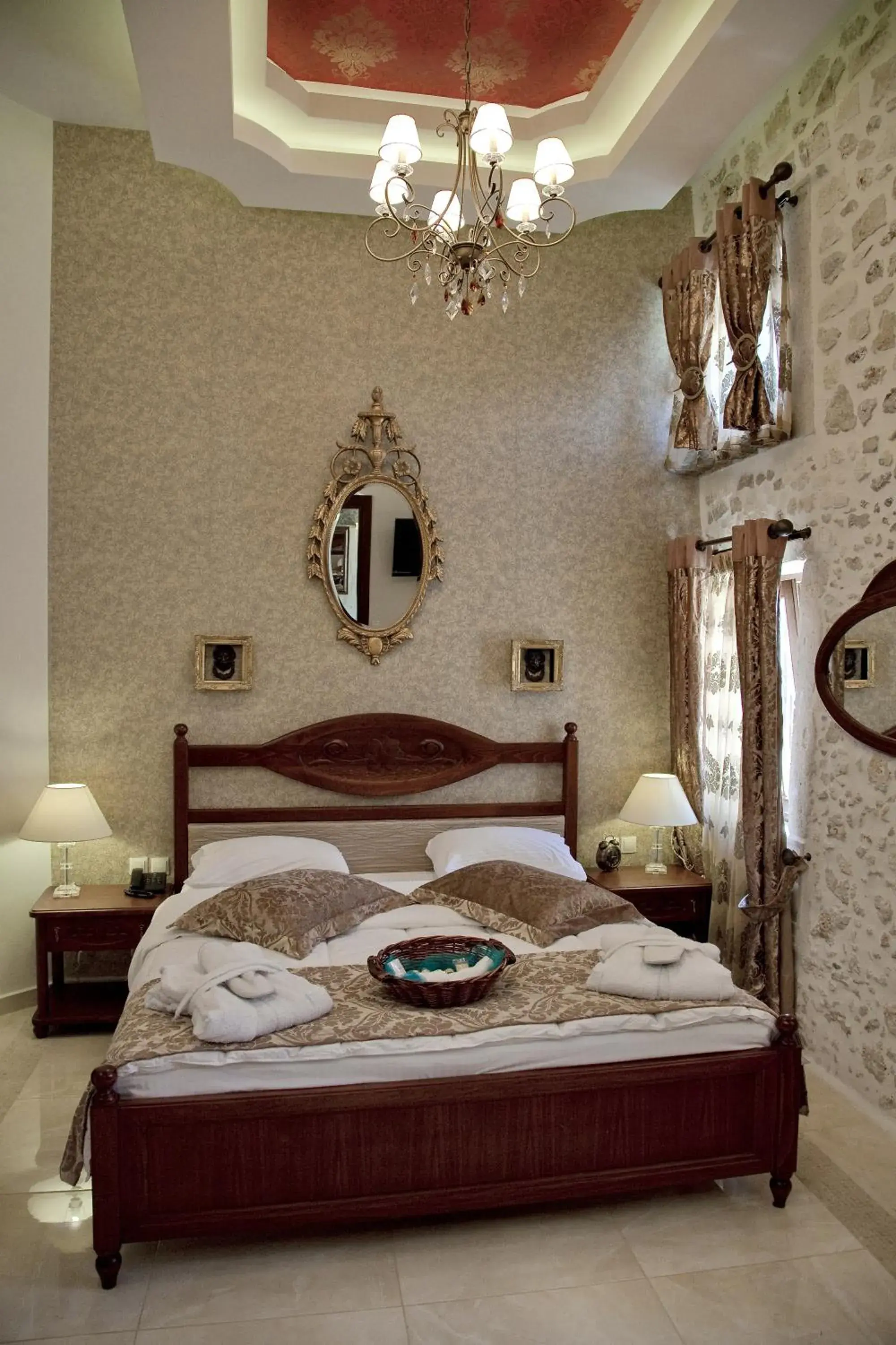 Bed in Antica Dimora Suites