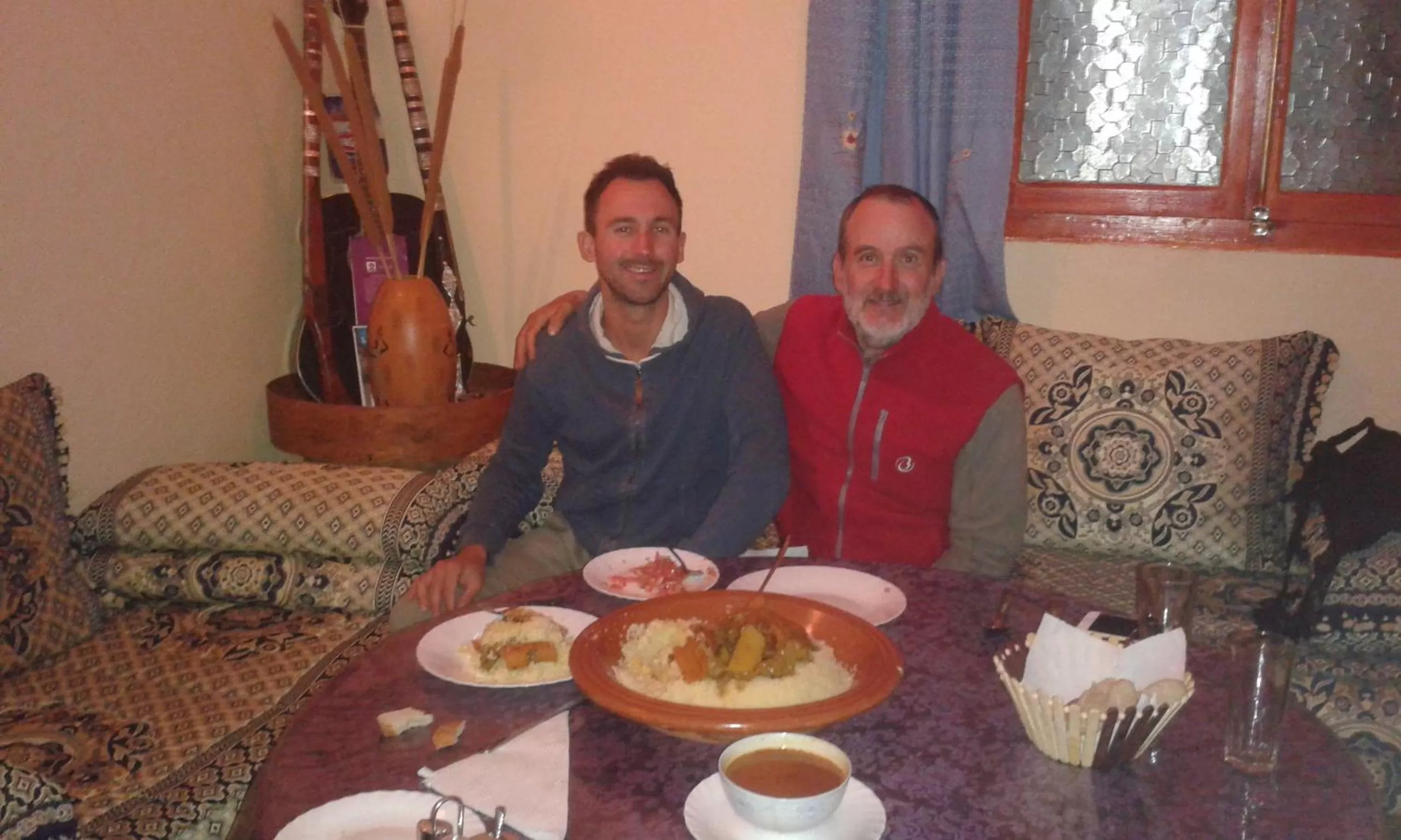 group of guests in Auberge Tilila