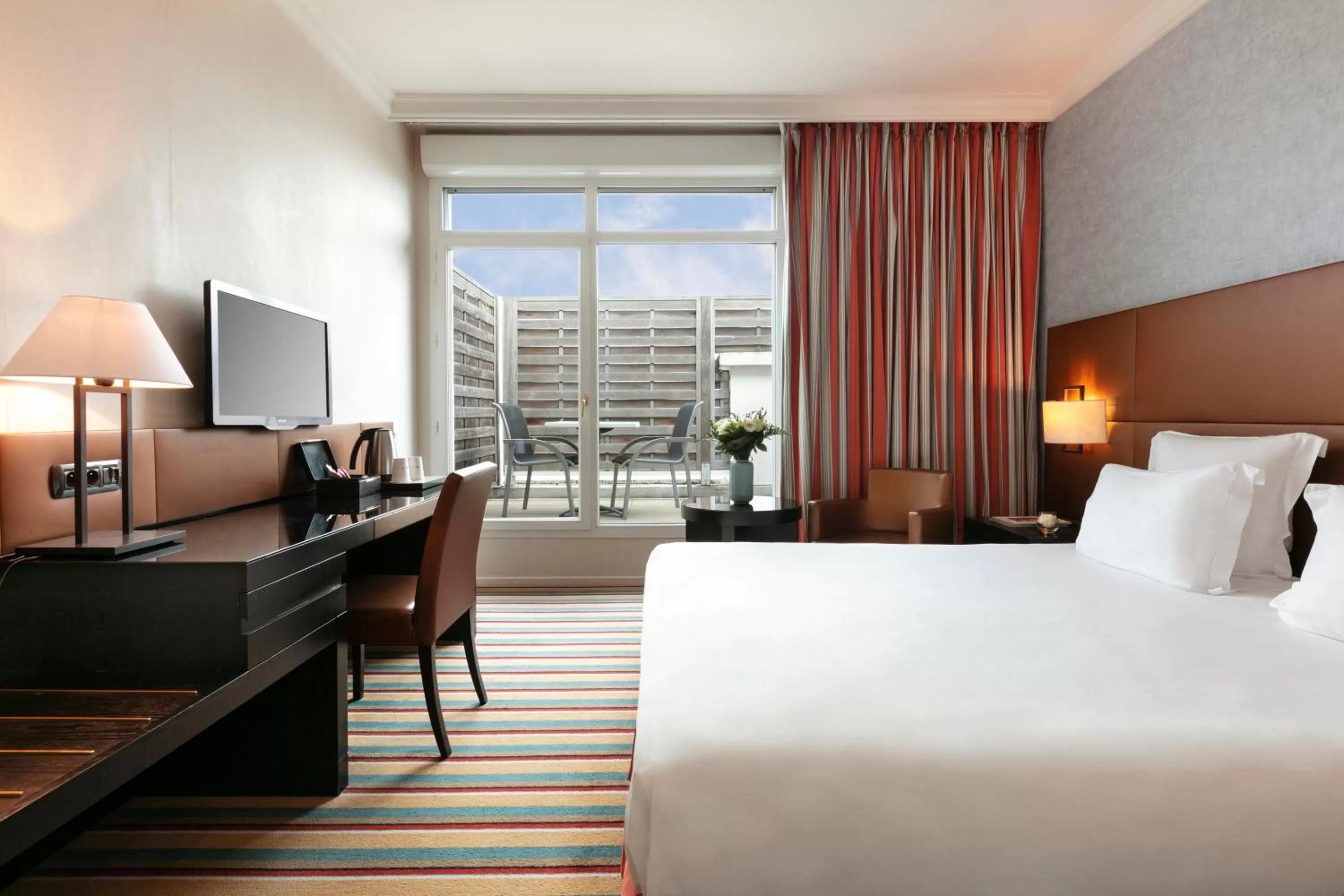 Bedroom, Bed in Hôtel Barrière le Grand Hôtel Enghien-les-Bains