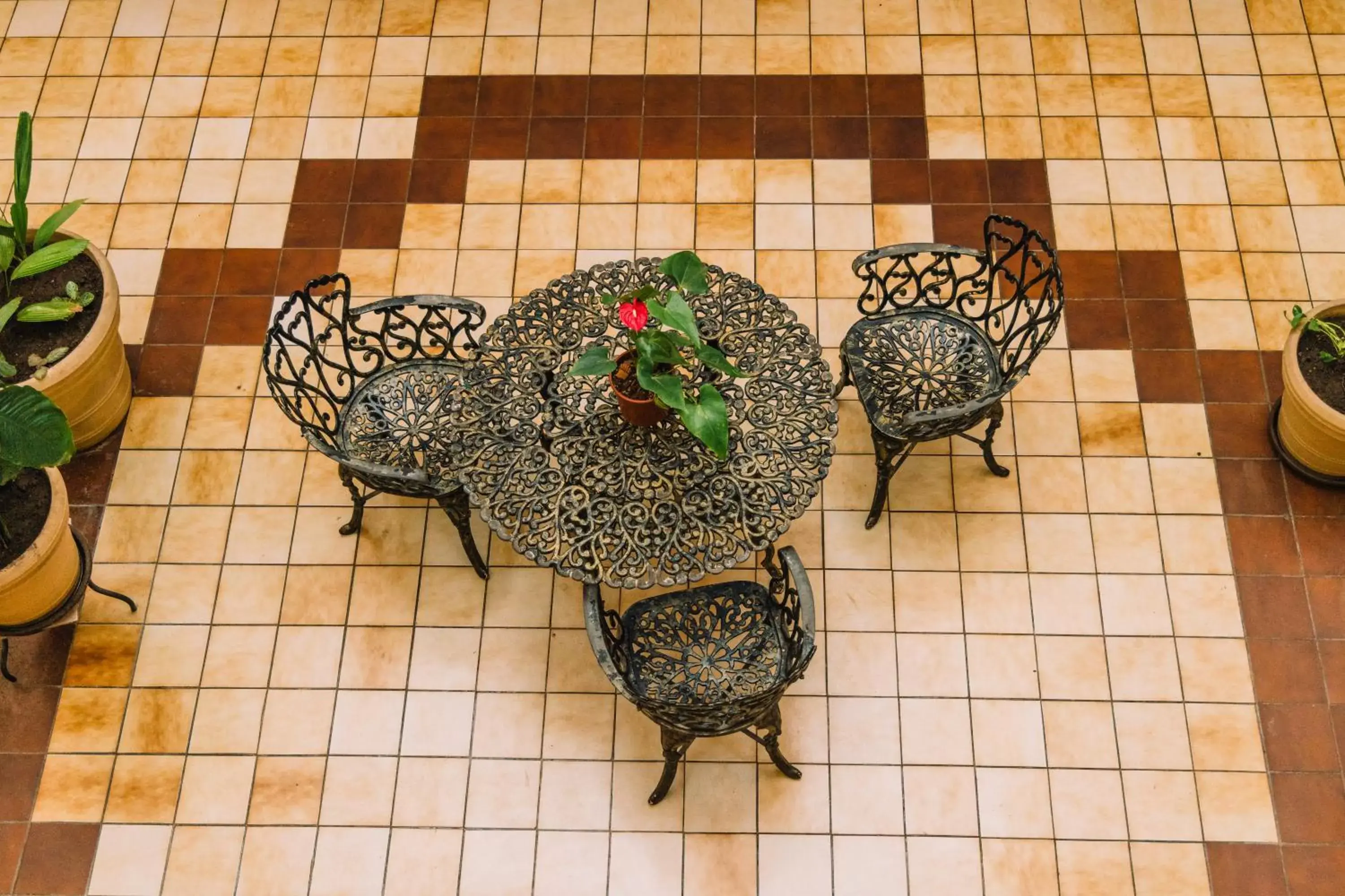 Patio in Hotel Cervantino