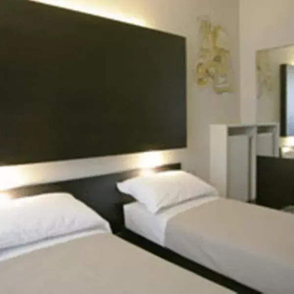 Bed in Art Hotel Udine