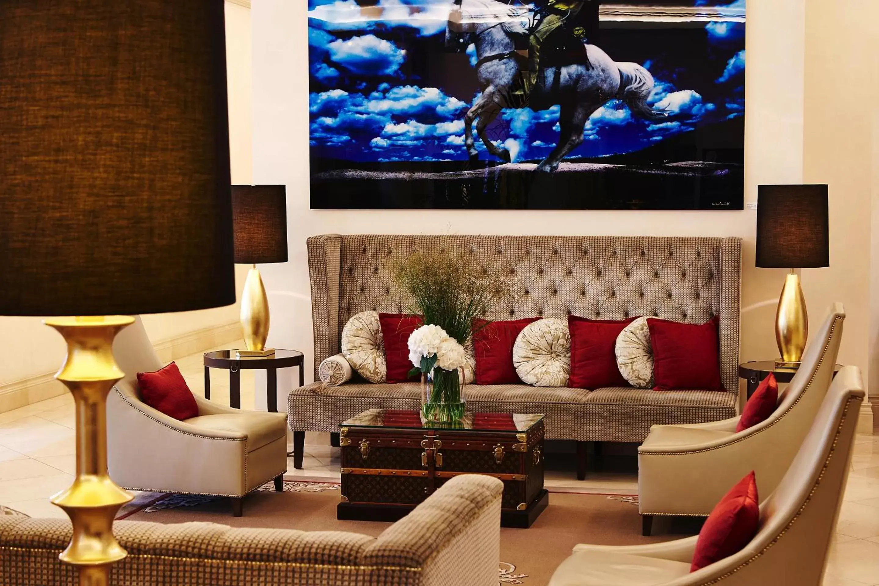 Lobby or reception in Steigenberger Icon Parkhotel Düsseldorf Lobby or reception in Steigenberger Icon Parkhotel Düsseldorf