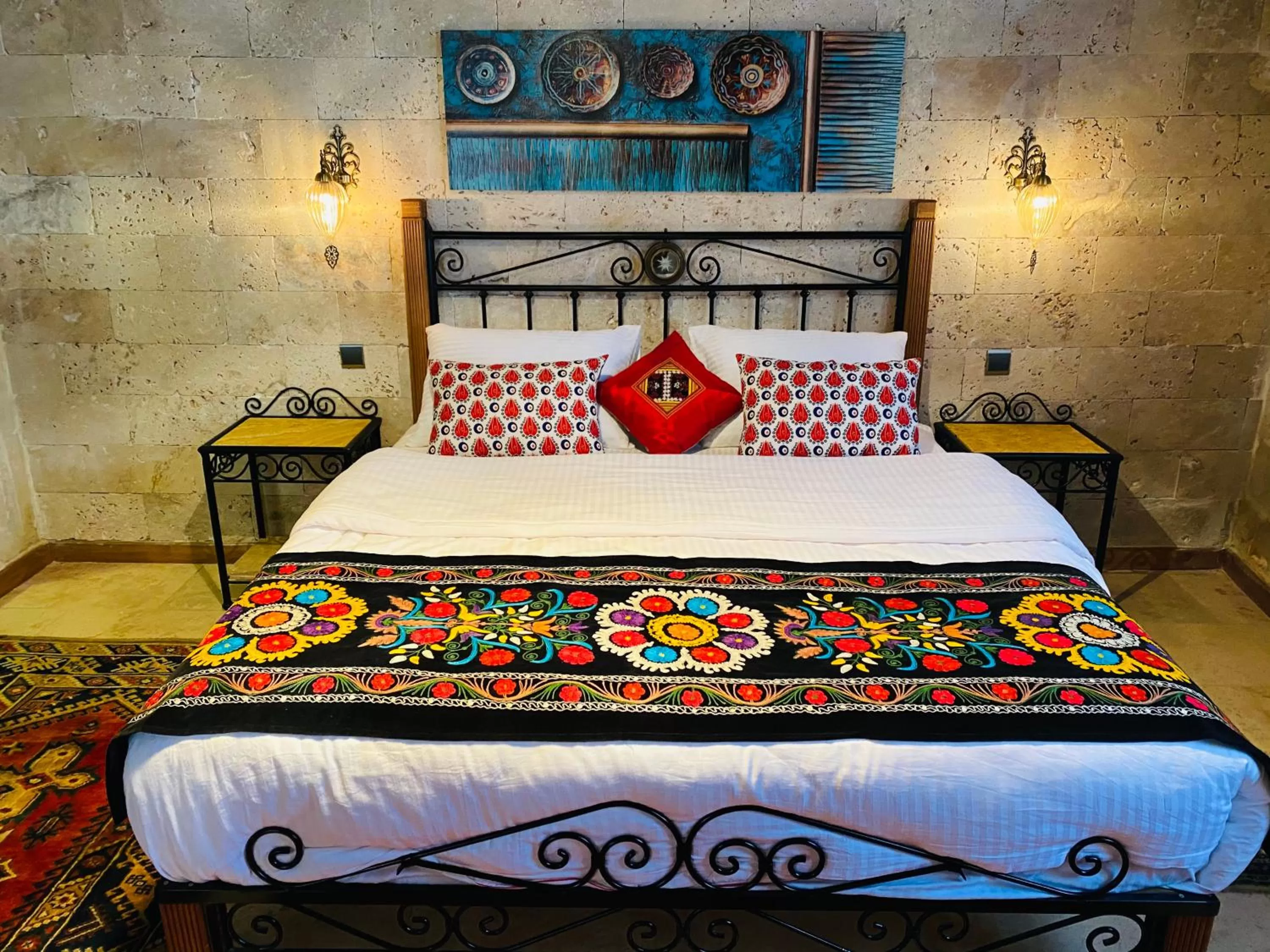 Bed in YASTIK HOUSES - Cappadocia