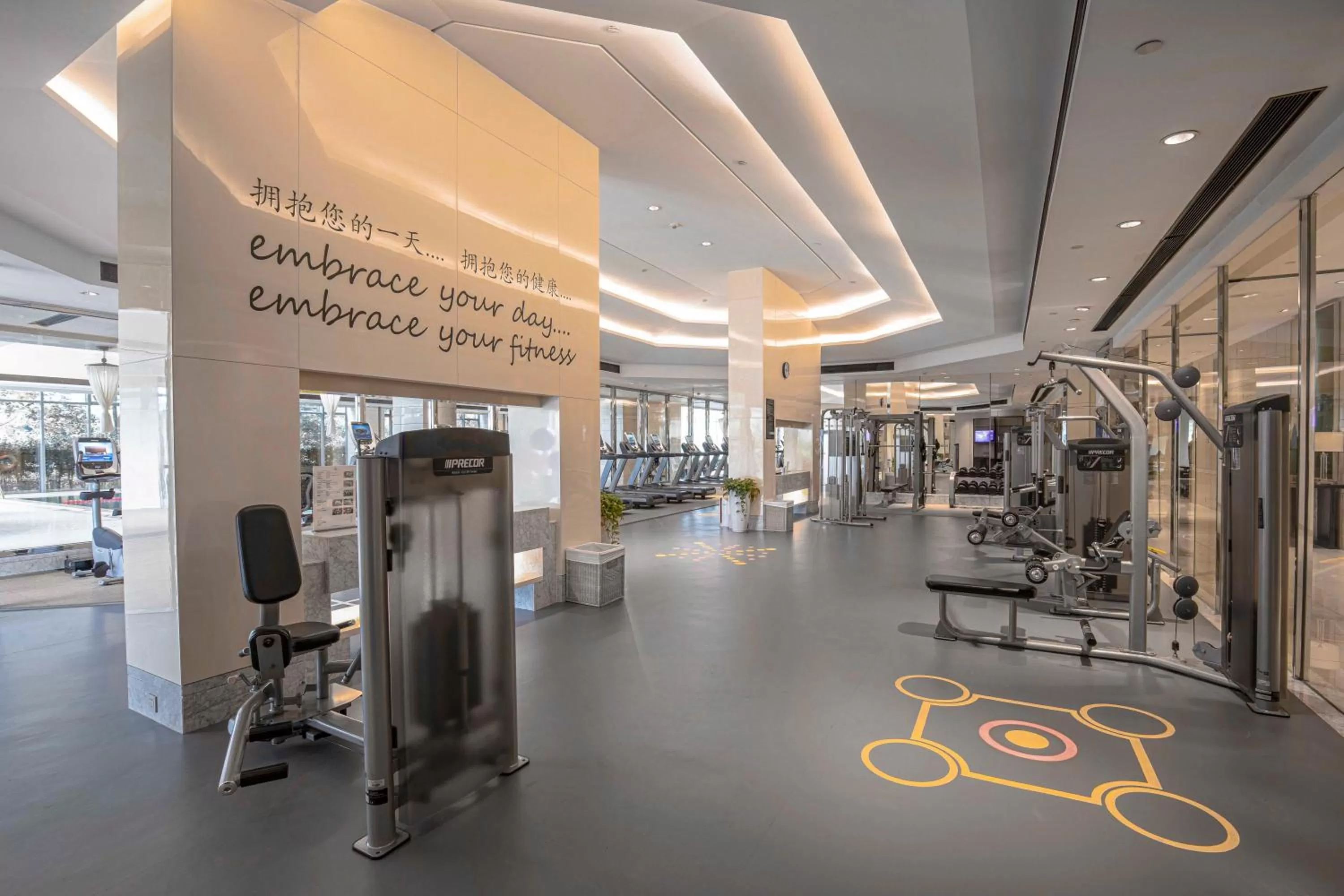 Fitness centre/facilities in Pan Pacific Serviced Suites Ningbo