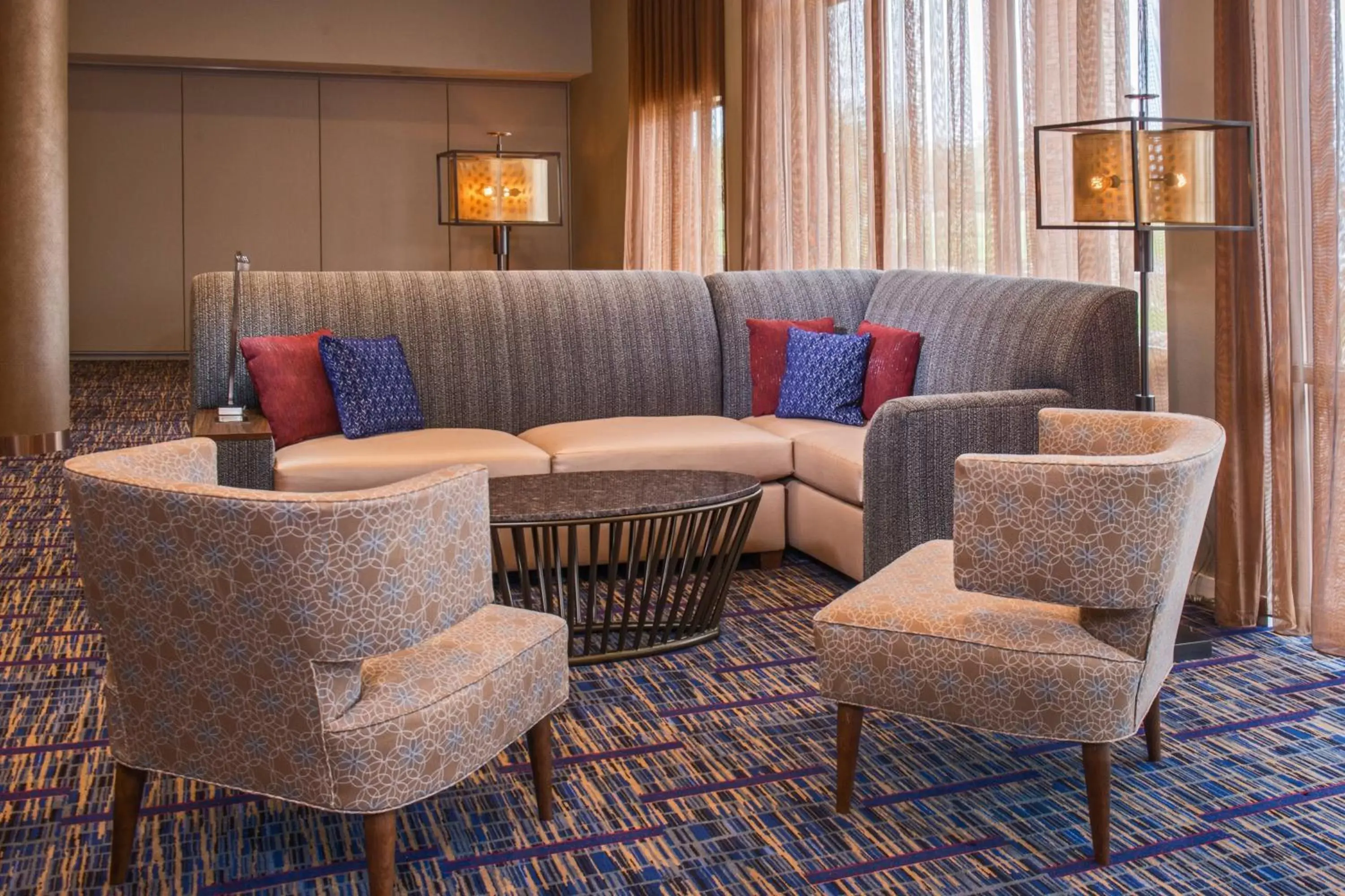 Lobby or reception, Seating Area in Courtyard by Marriott Shippensburg