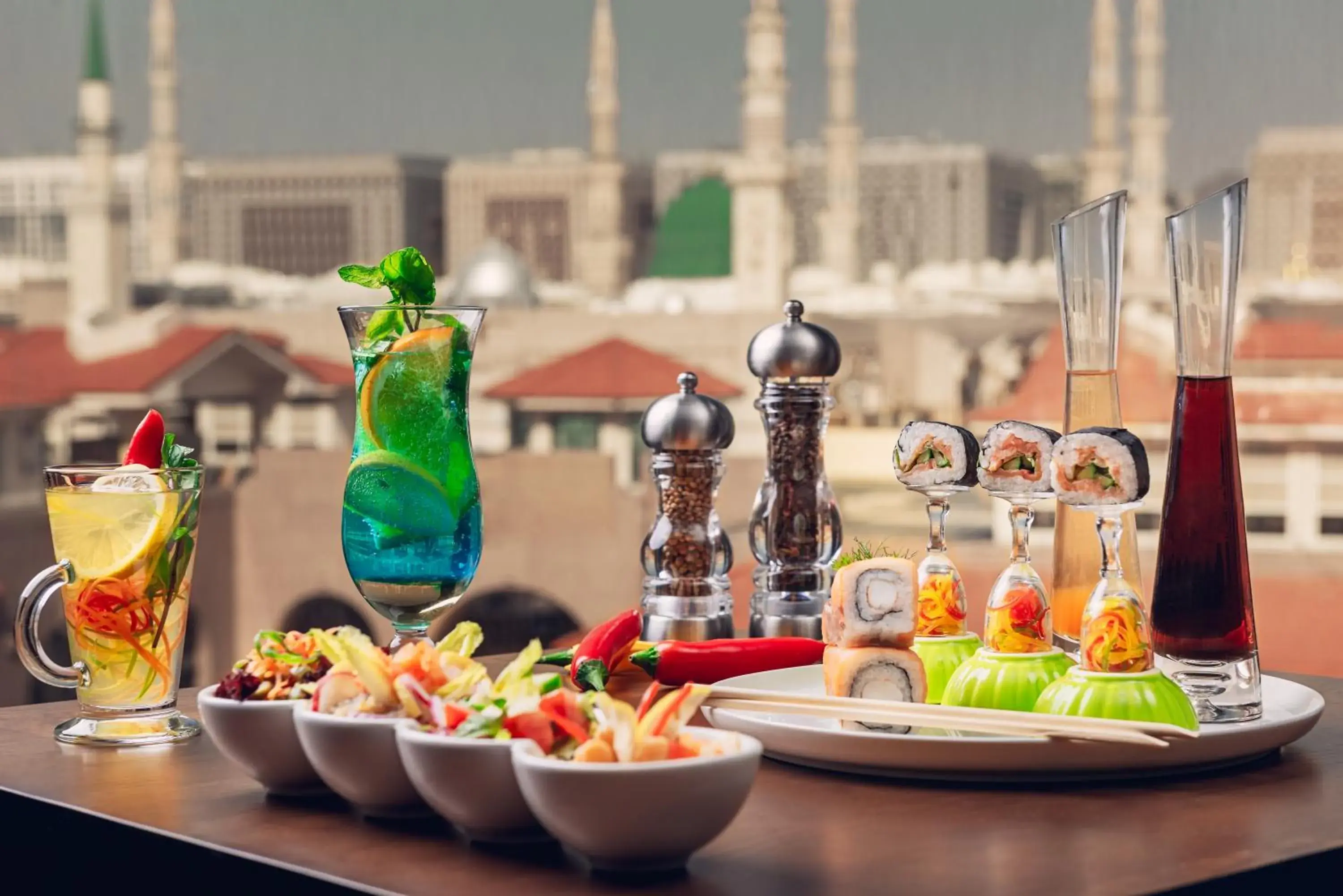 Food and drinks in Rua Al Hijrah Hotel