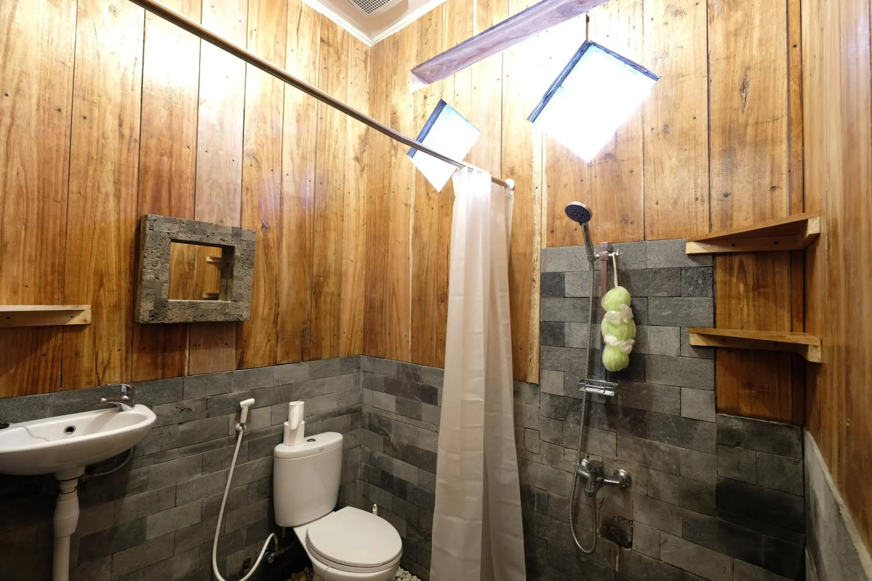 Bathroom in Wood Stone