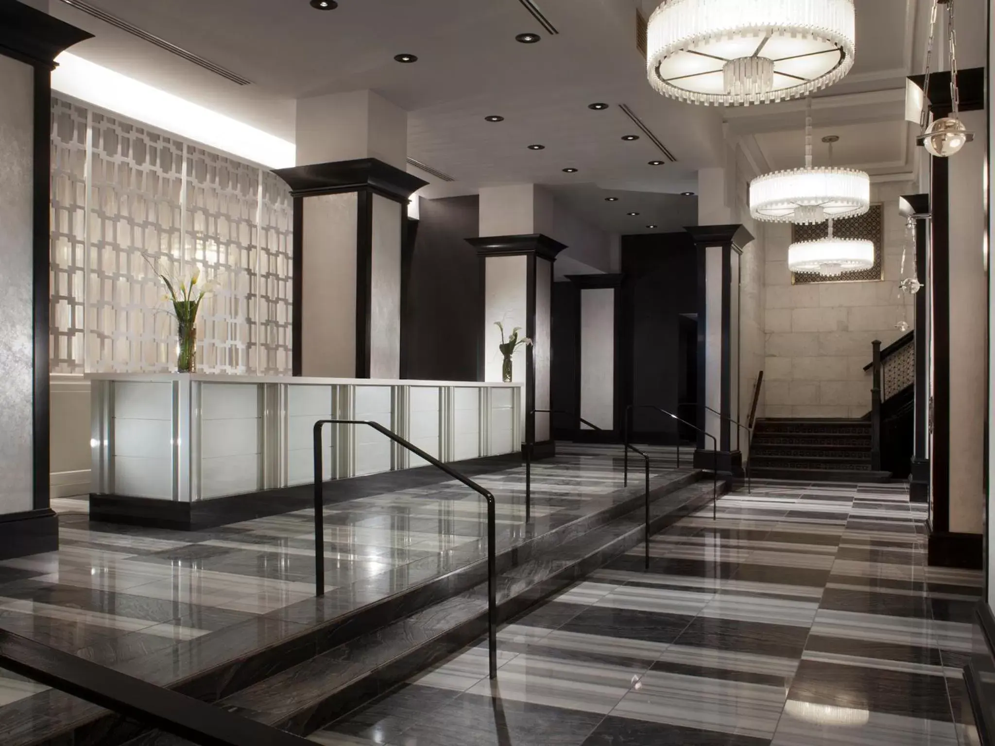 Lobby or reception in Silversmith Hotel Chicago Downtown Lobby or reception in Silversmith Hotel Chicago Downtown