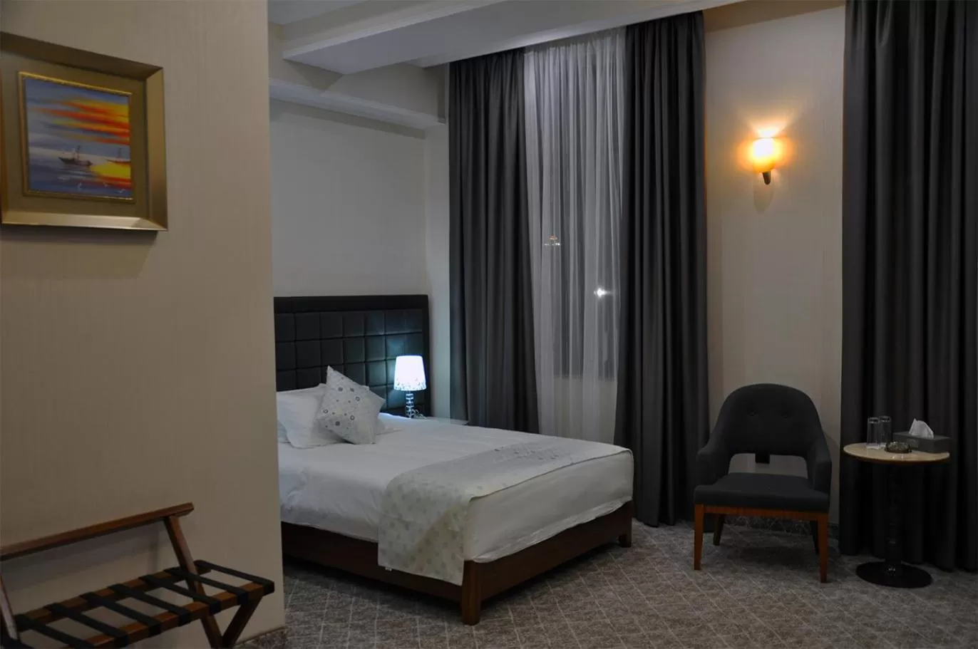 Bed in Parliament Palace Hotel