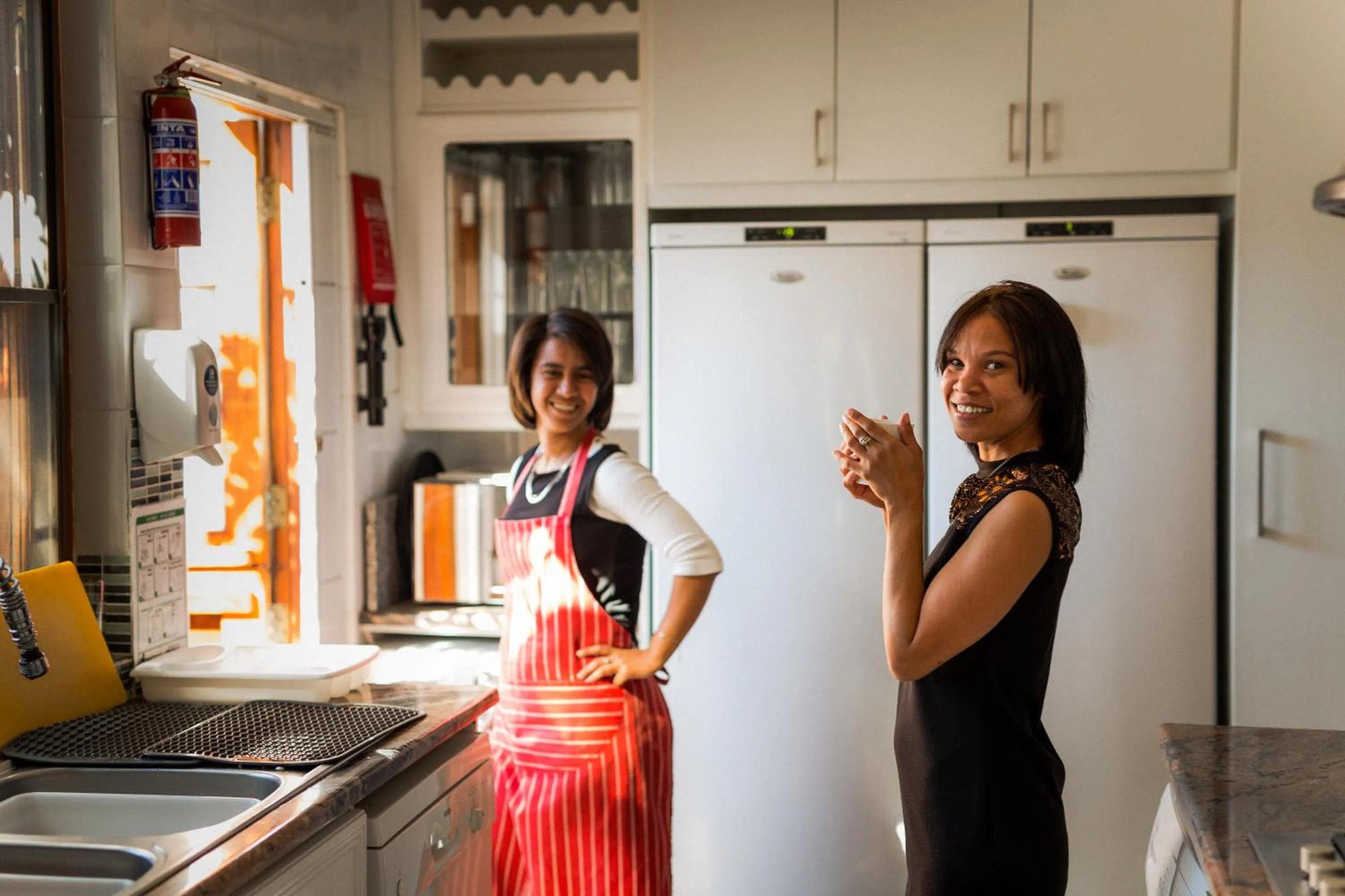 Staff in Point B Guest House -Sustainable Solar Energy