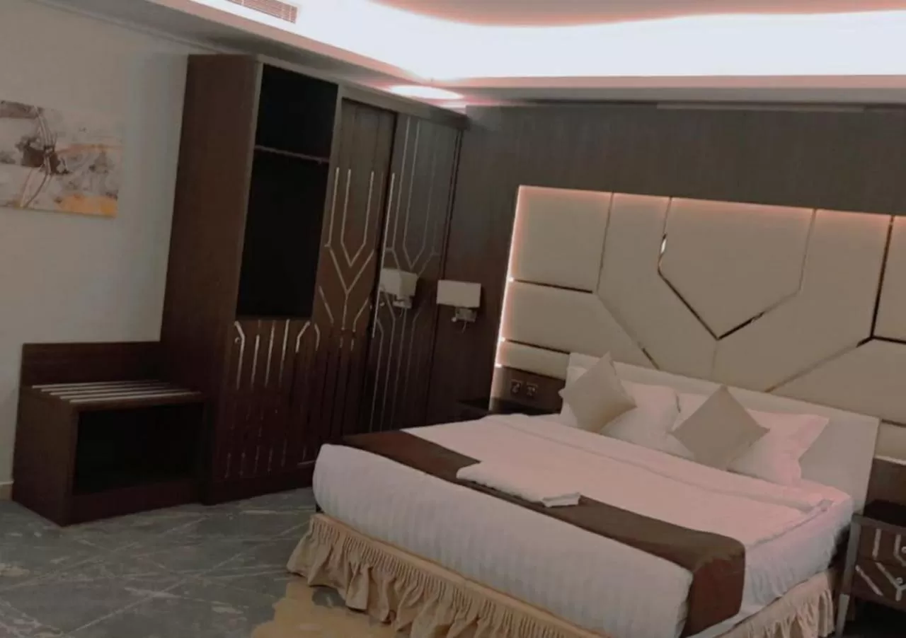 Bed in فندق جيست هاوس