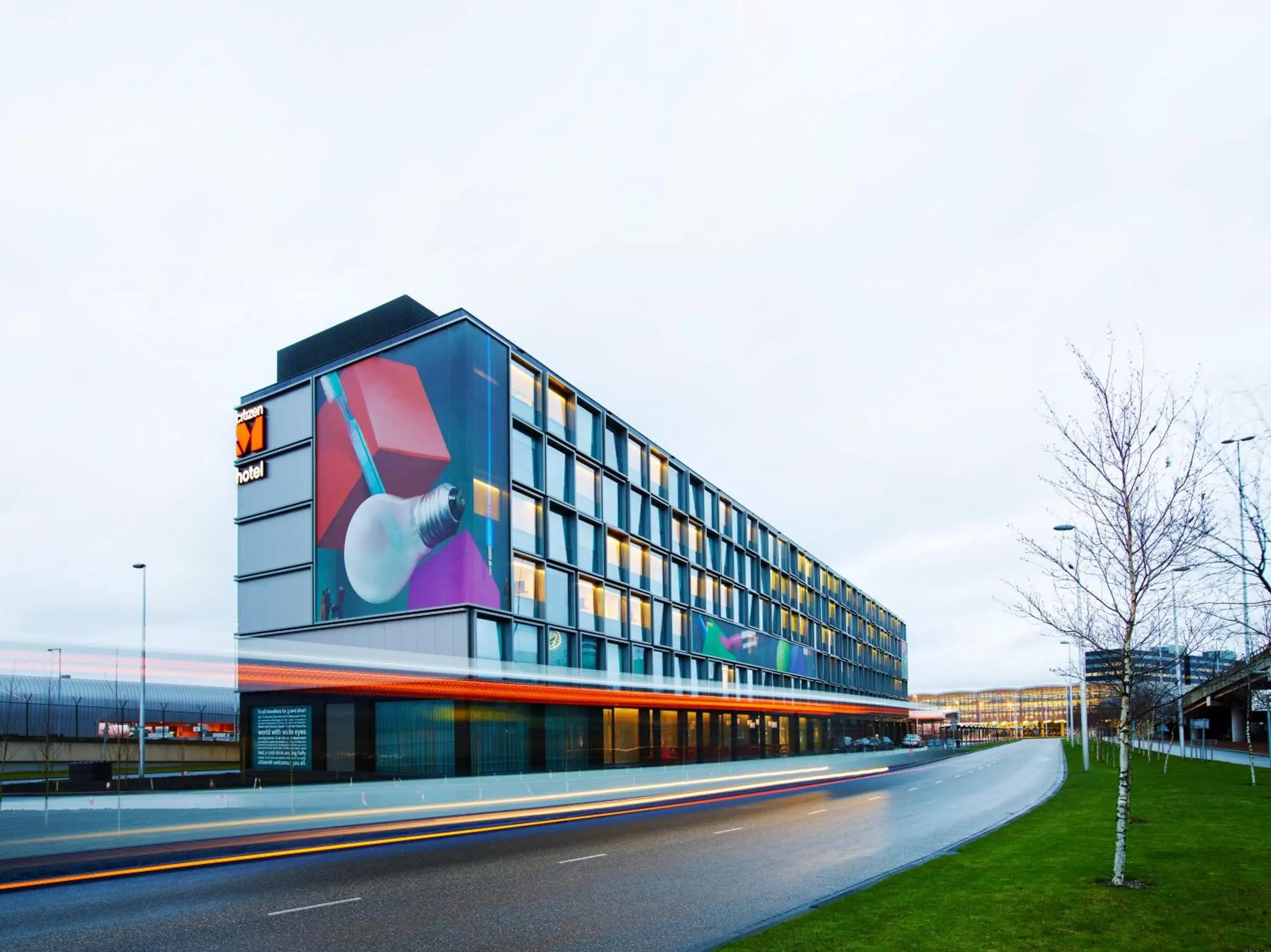 Property building in citizenM Schiphol Airport