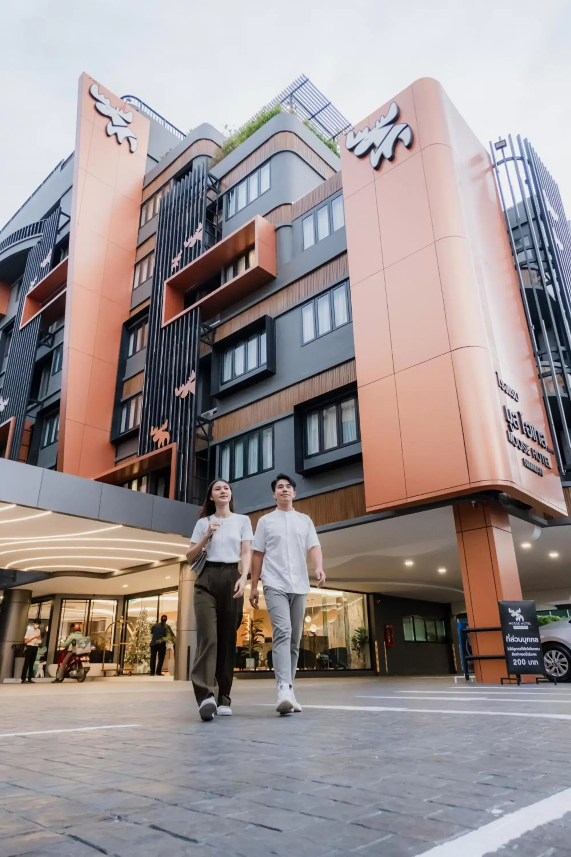 Property building in Moose Hotel Nimman Property building in Moose Hotel Nimman