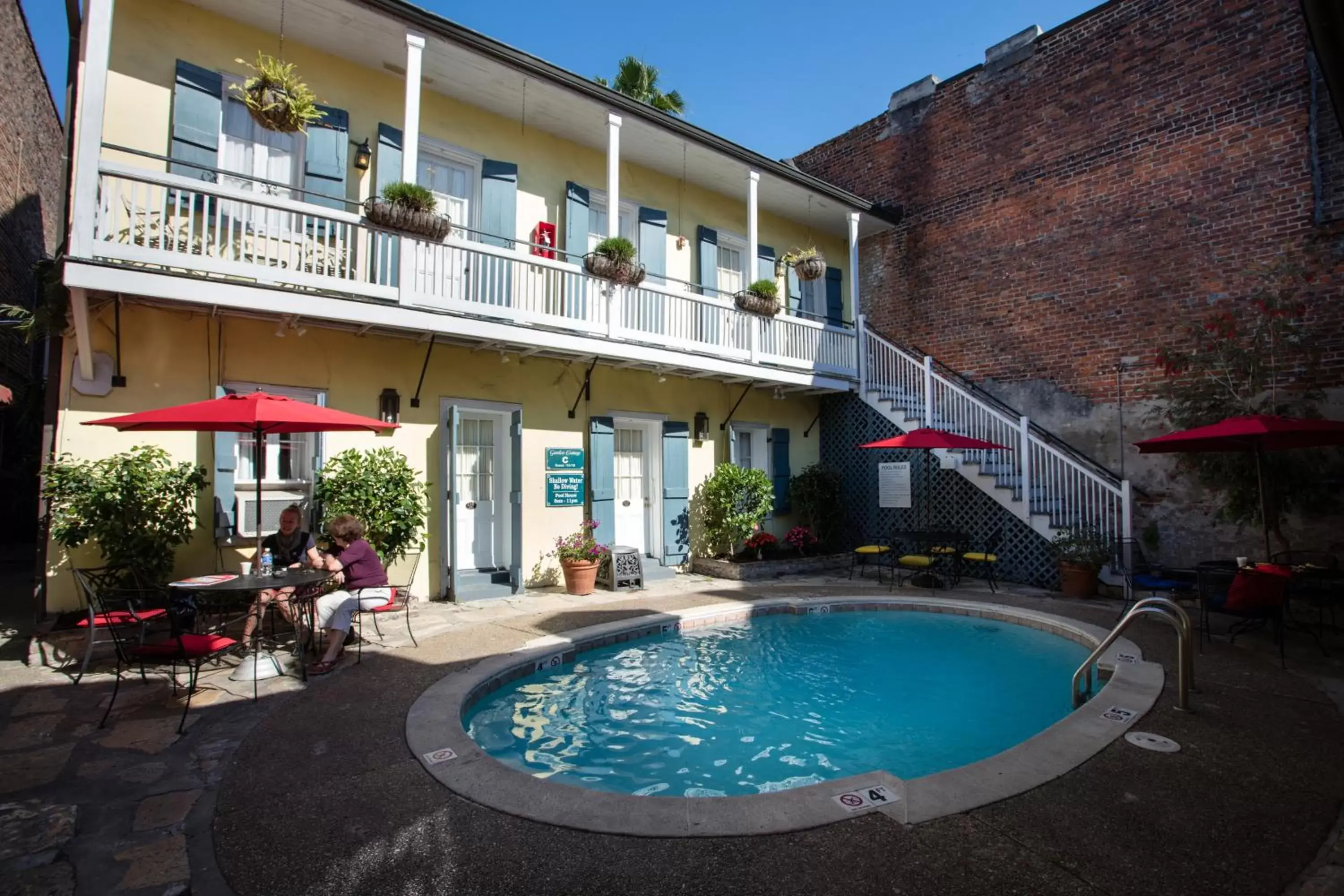 Swimming Pool in Hotel St. Pierre French Quarter