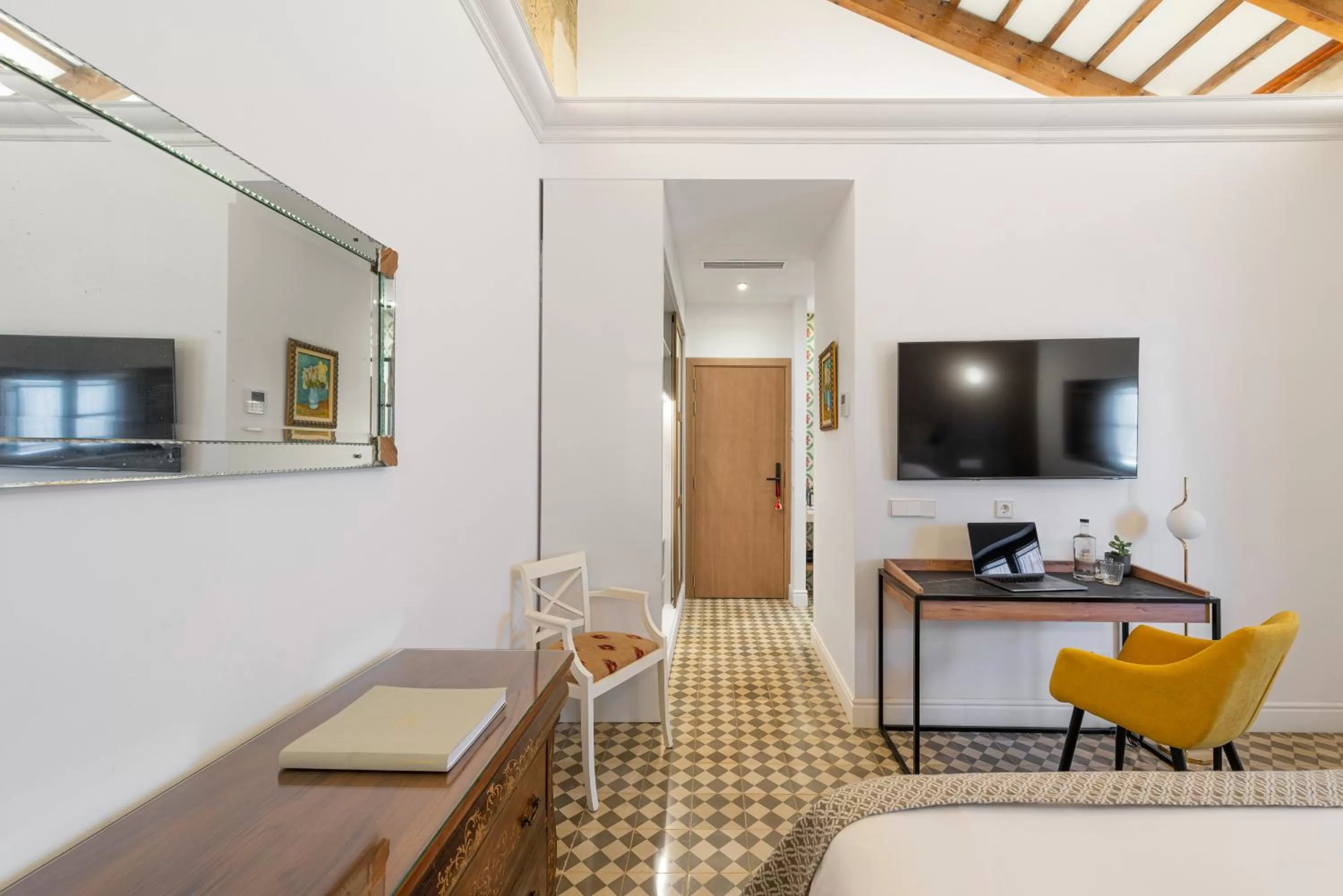 Bedroom, Bed in Hotel Can Quetglas