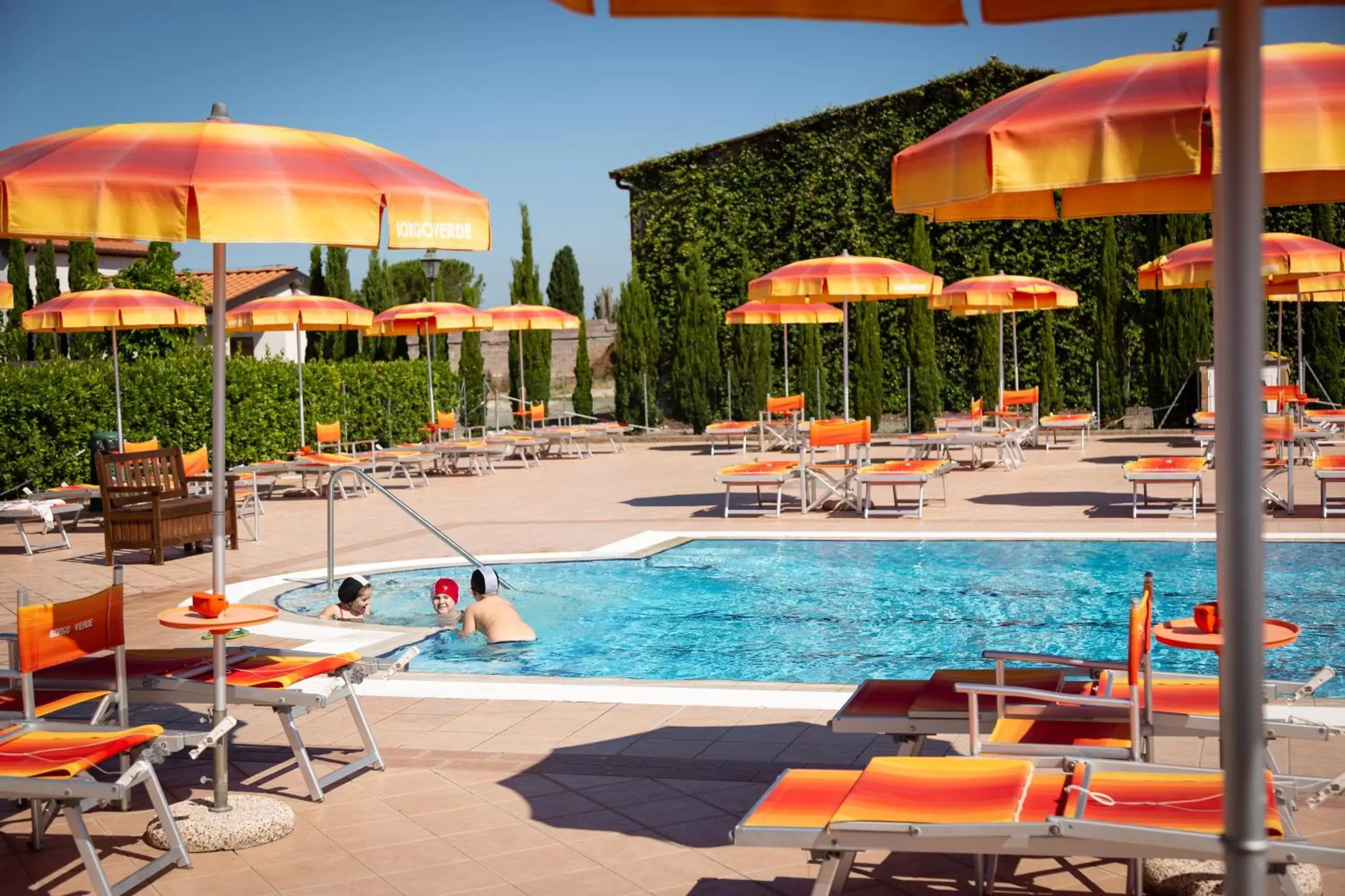 Swimming pool in Borgo Verde Swimming pool in Borgo Verde